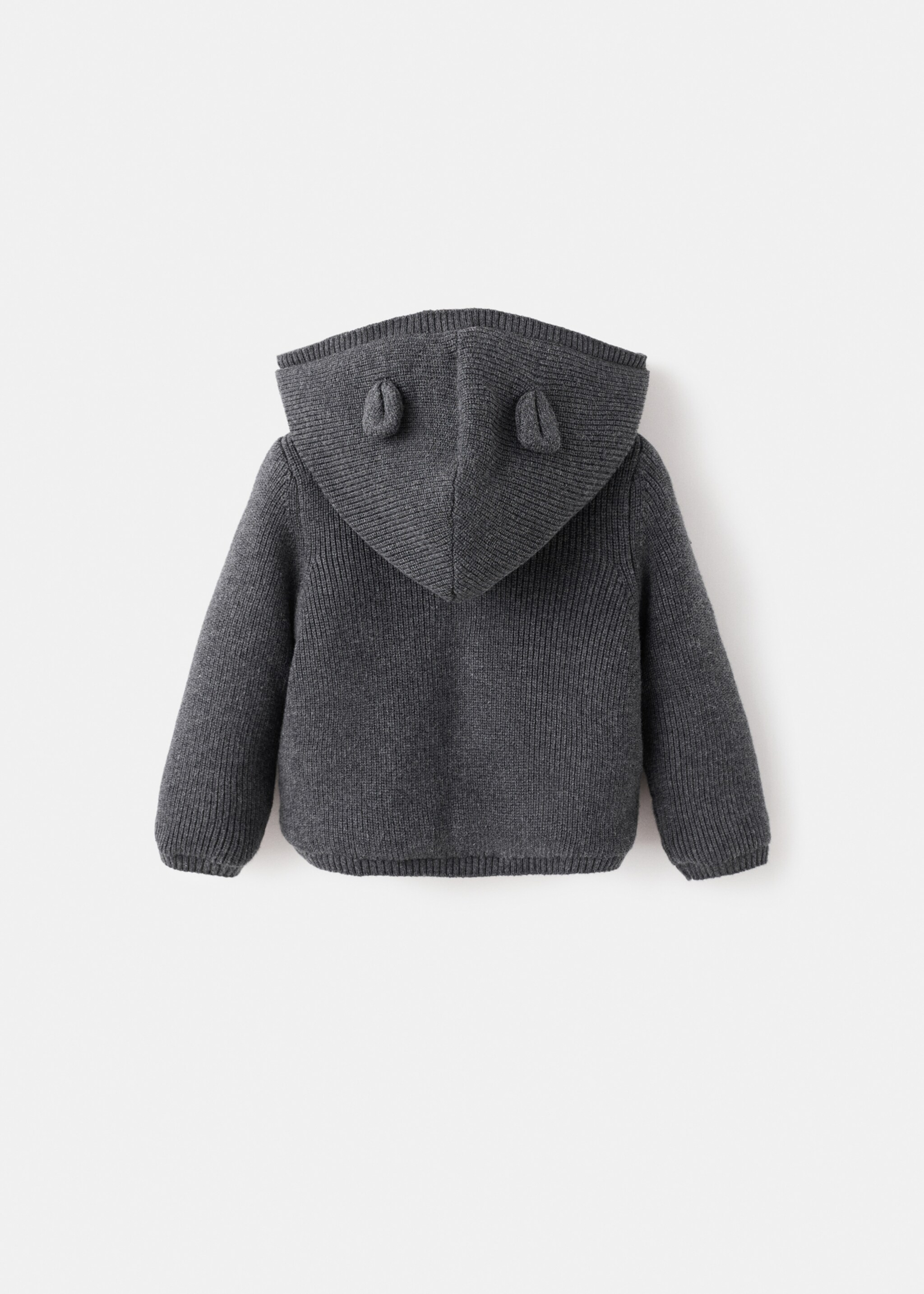 Cardigan riga - Verso de l’article, Gris anthracite. Ref: 17018634-00.