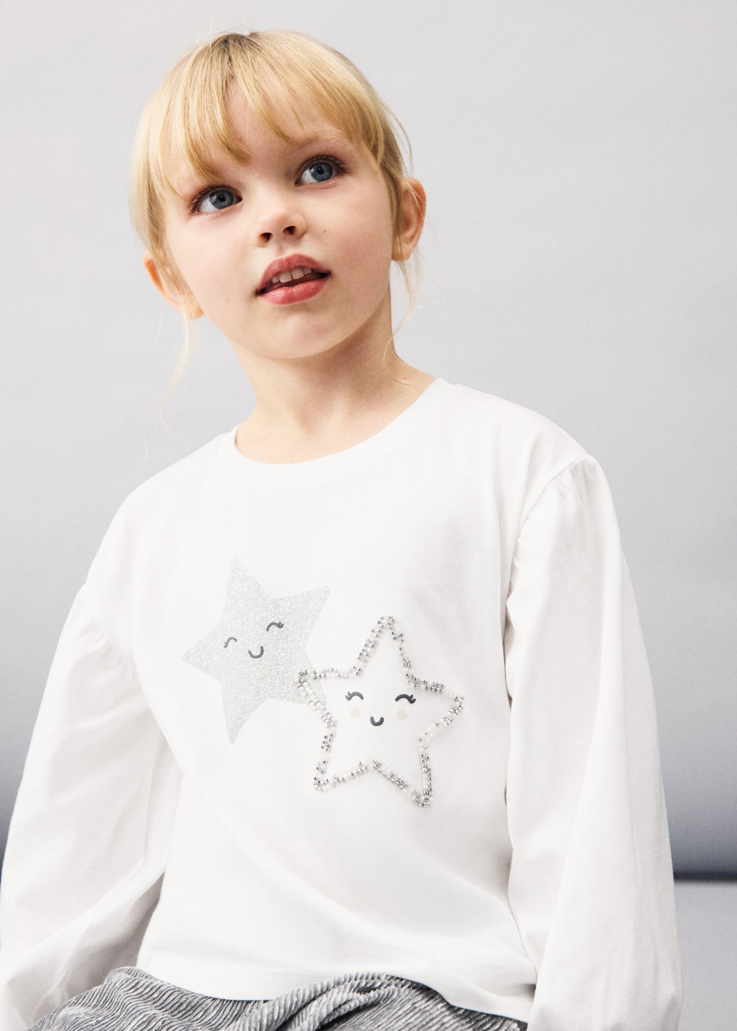 Stars cotton T-shirt - Medium plane