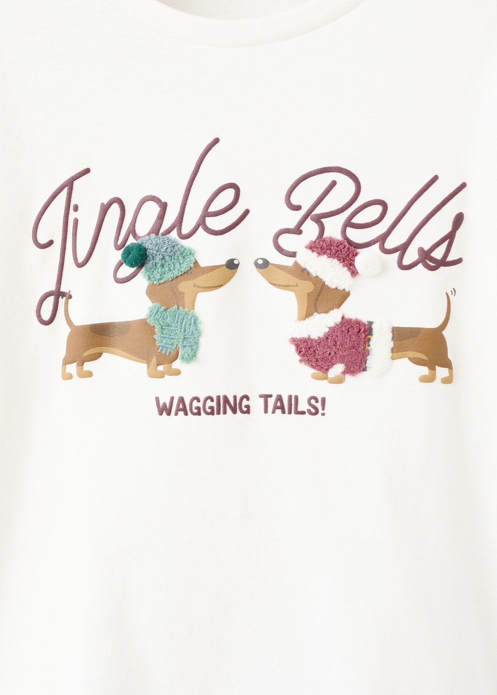 Christmas-print t-shirt