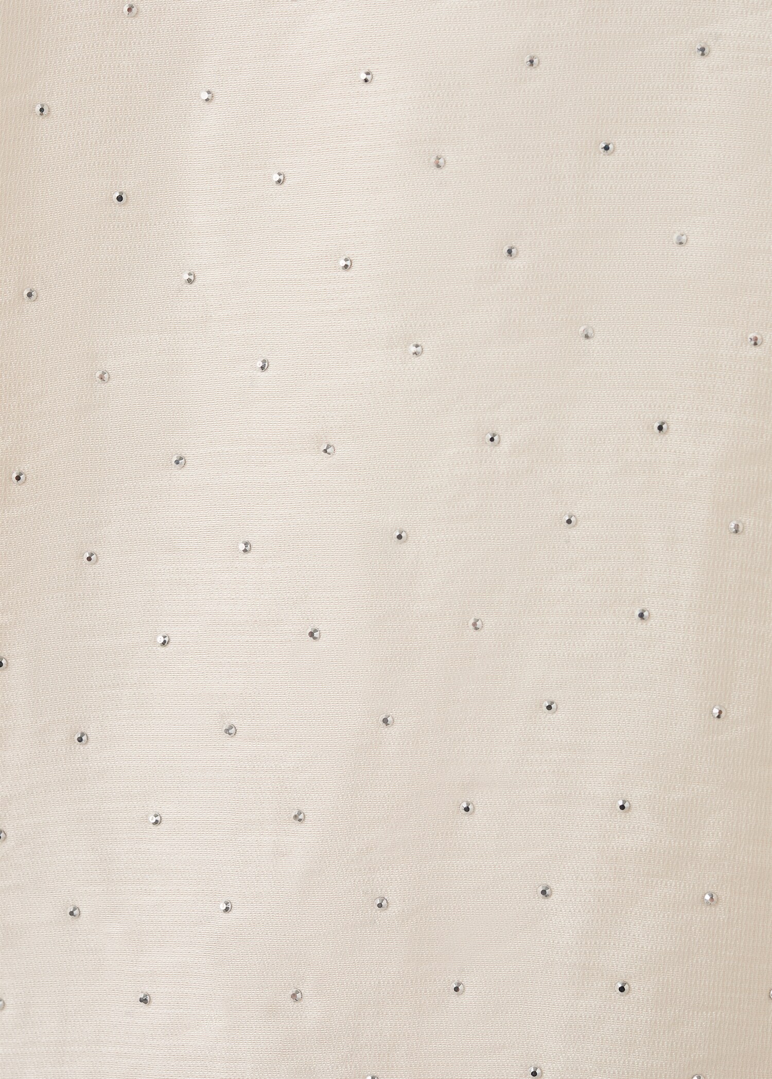 Satin shirt with rhinestones - Details of the article 0