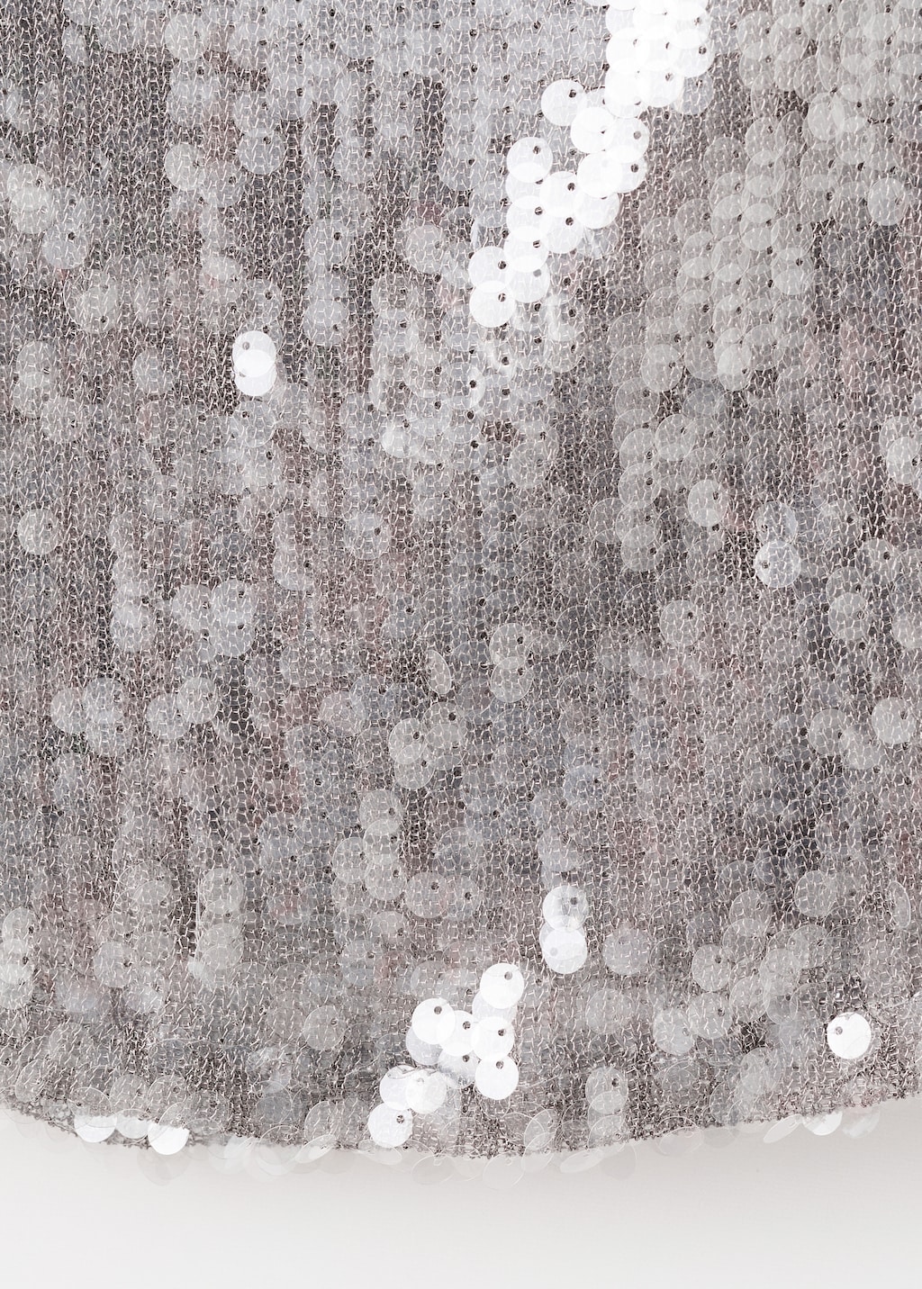 Sequin top with cowl neckline