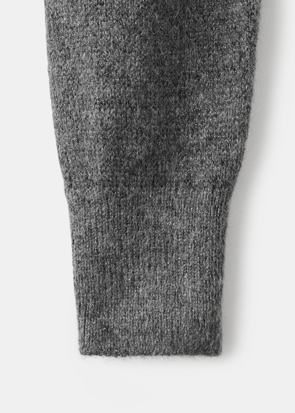 Lurex cropped cardigan