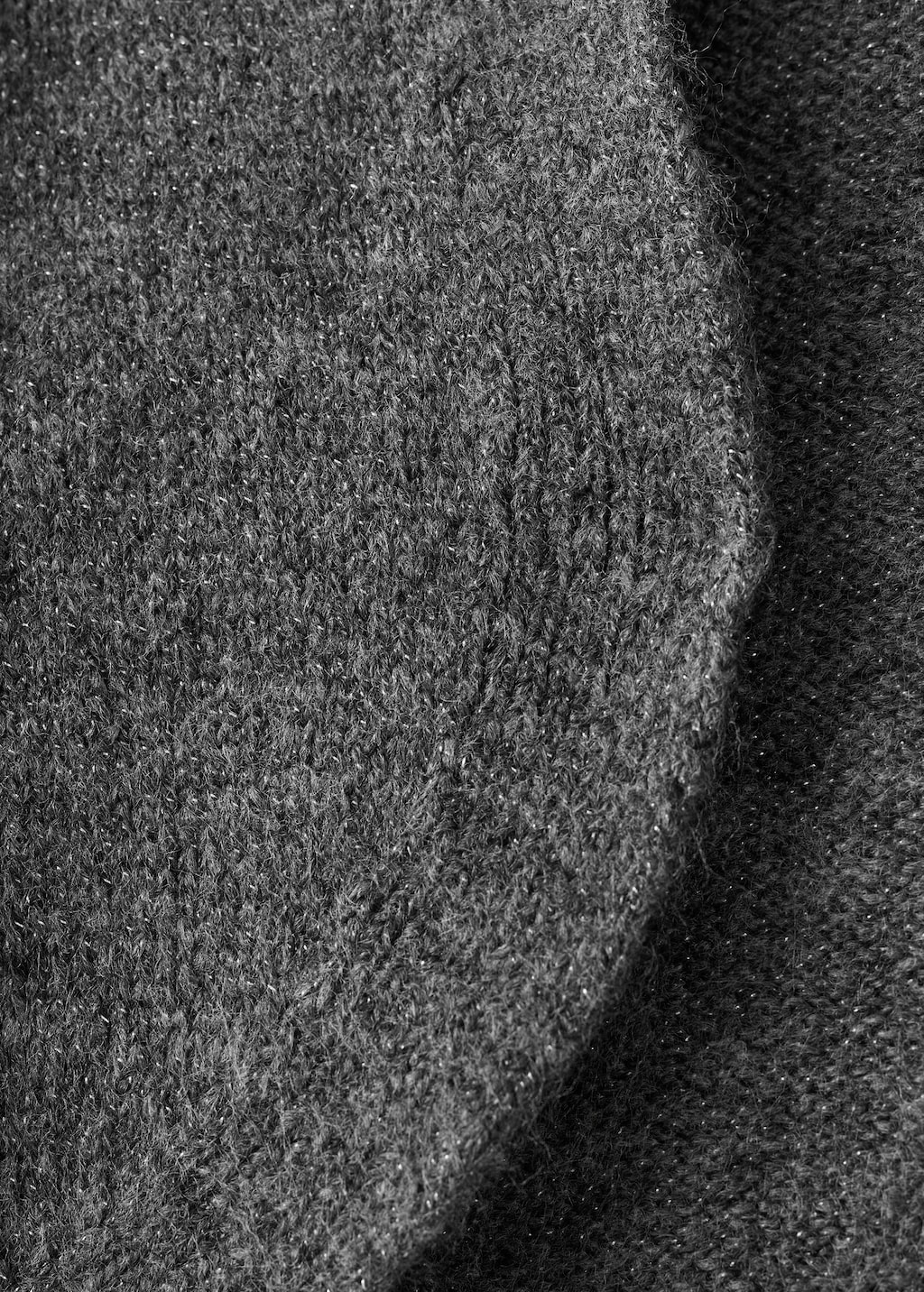 Lurex cropped cardigan