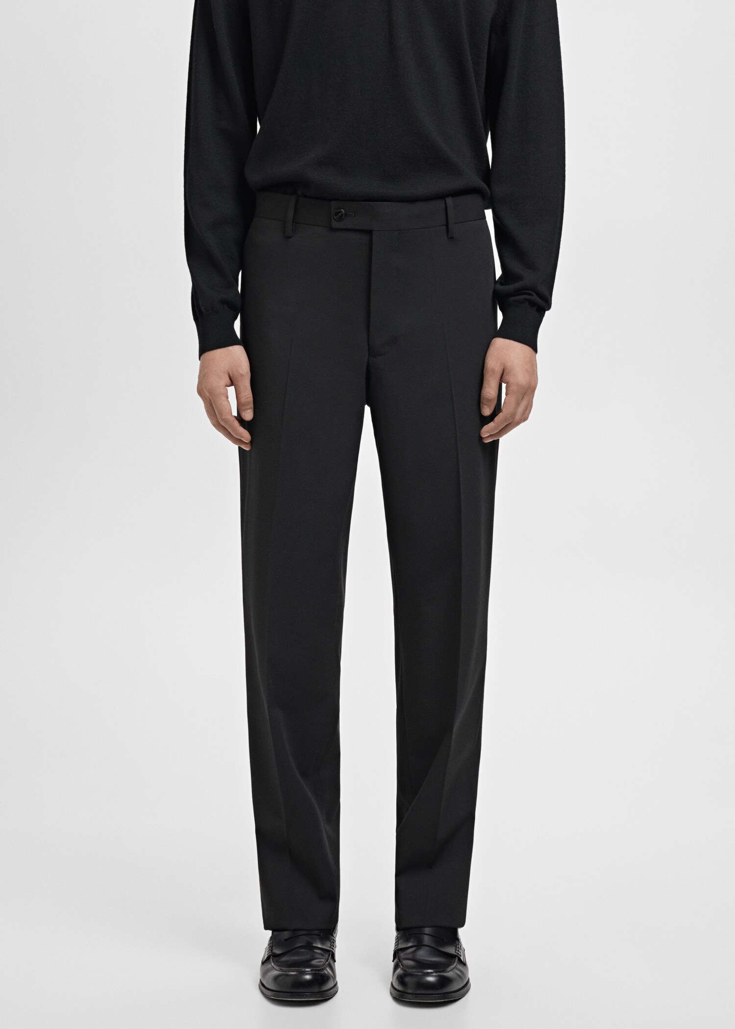 Pantalón traje London regular fit - Plano medio