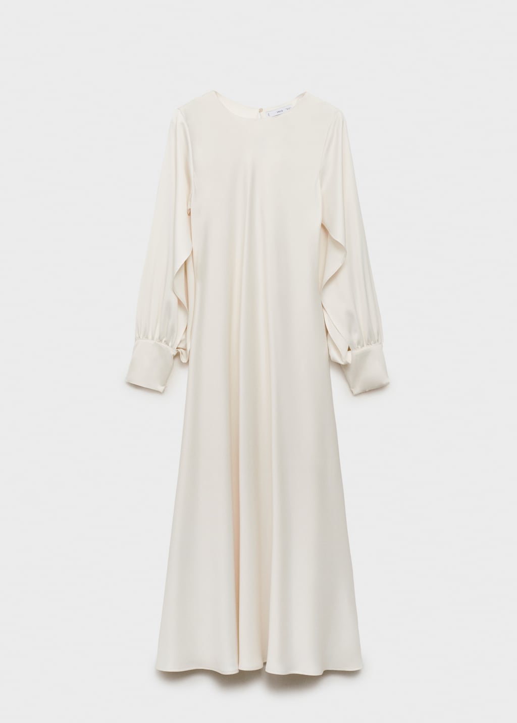 新品【即日発送】bicolor slit sleeve dress Satin dress with slit sleeves - Women | MANGO USA