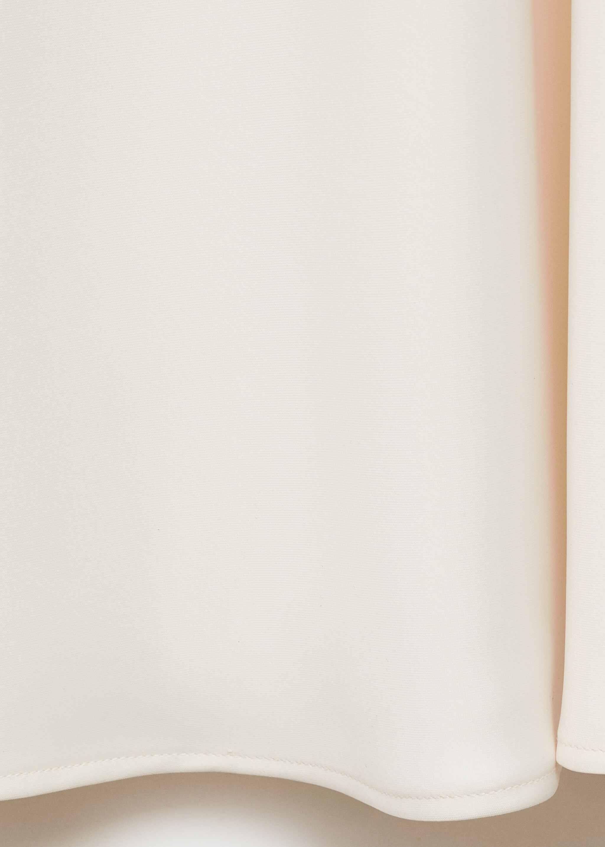 Satin dress with slit sleeves - Details of the article 0, Off White. Ref: 17021126-00.