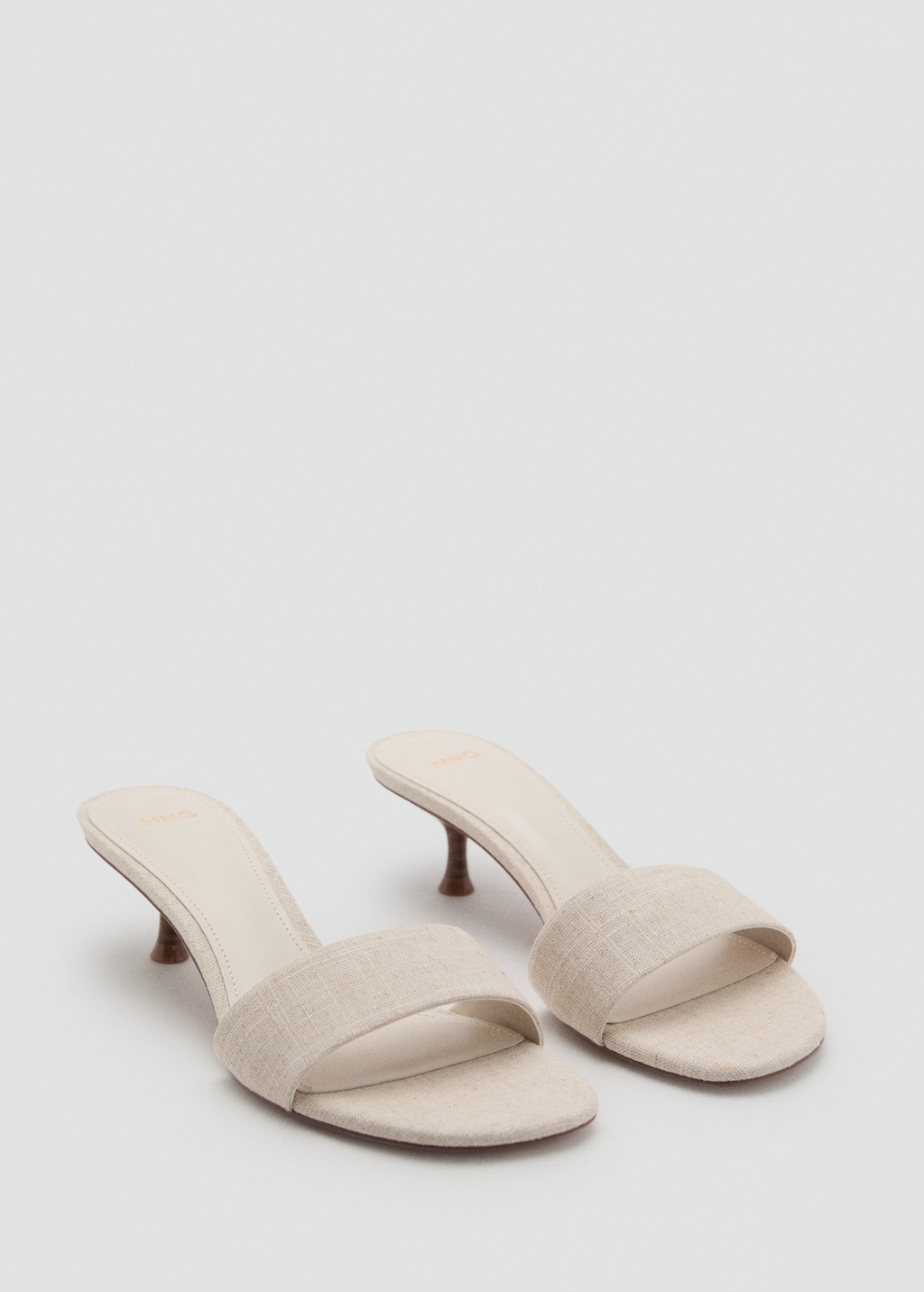 Kitten heel sandals - Women | MANGO USA