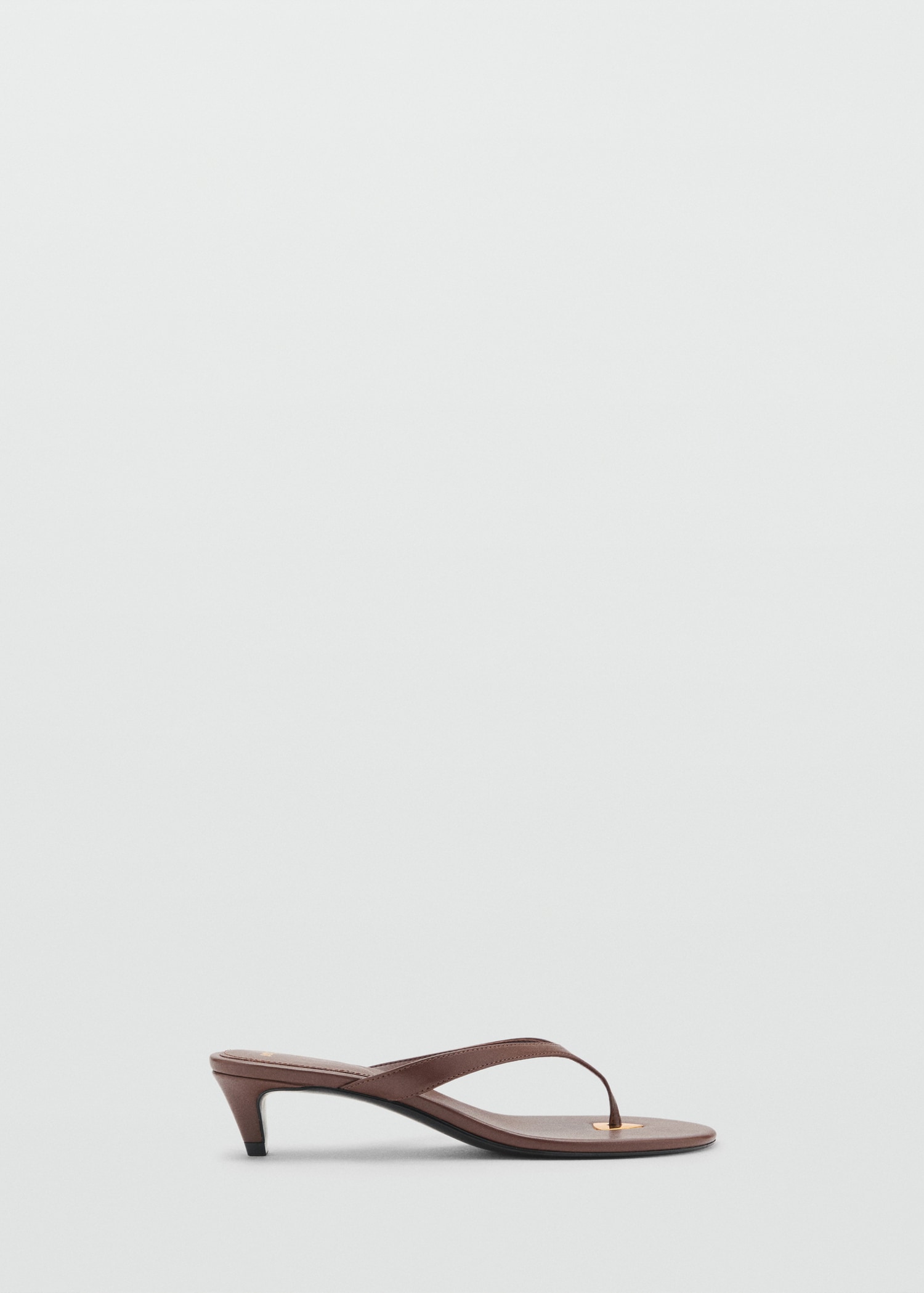 Heeled sandals with metallic detail - Article without model