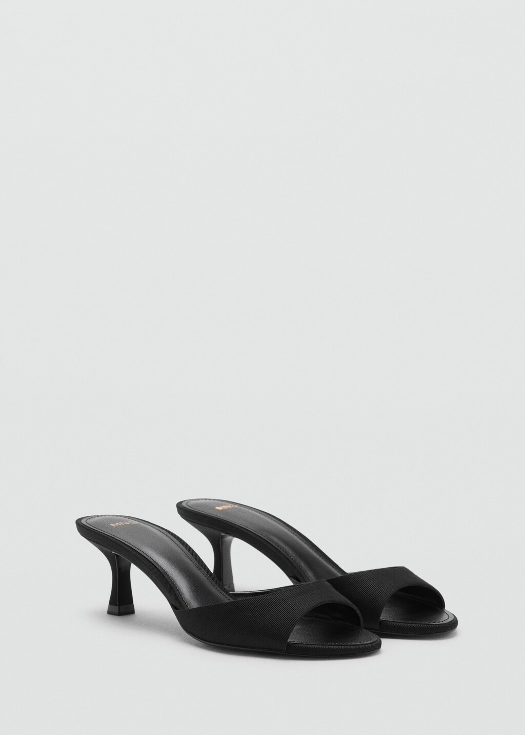 Kitten-heel sandals with strap - image 2