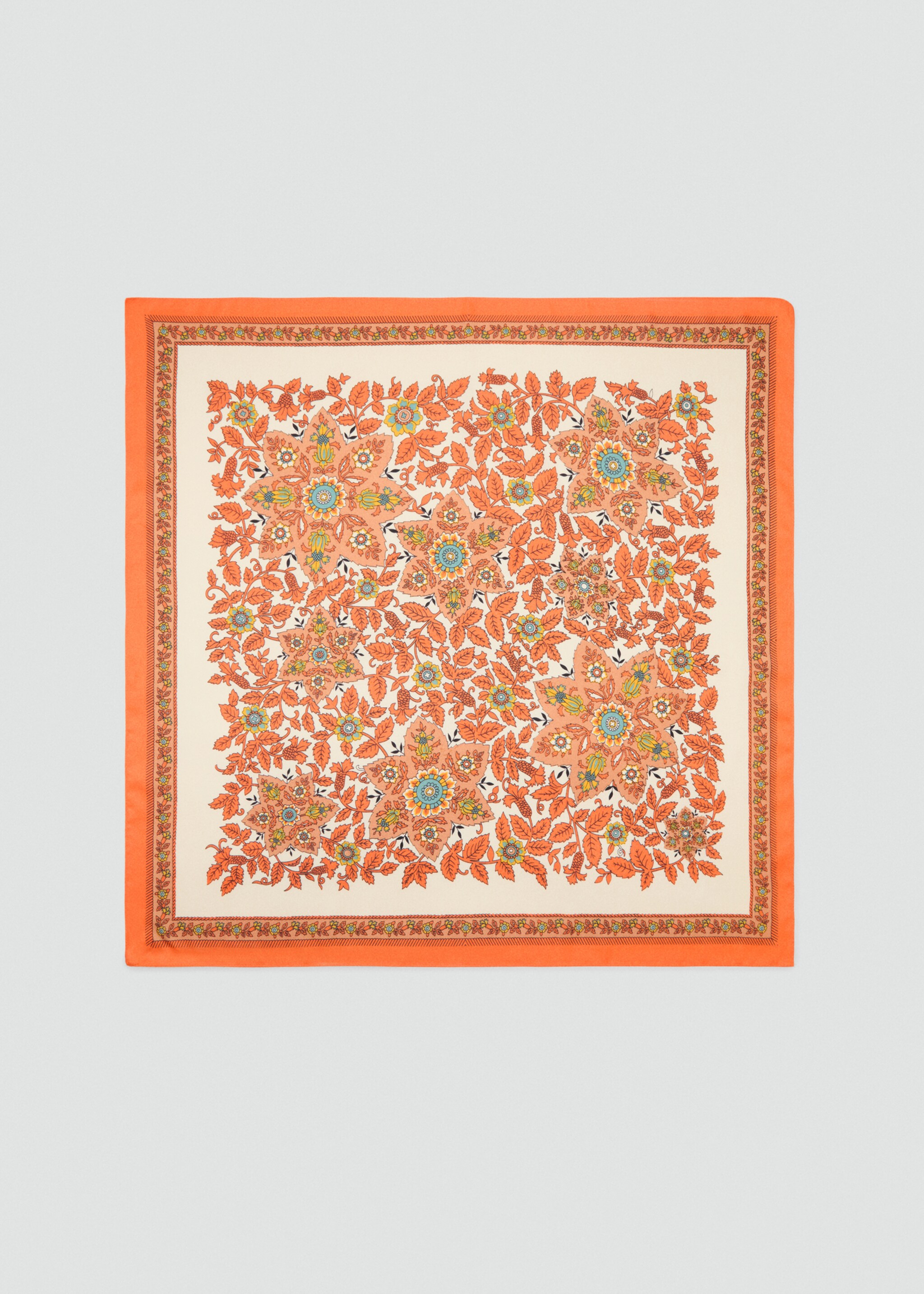 Leaf-print scarf - Article without model