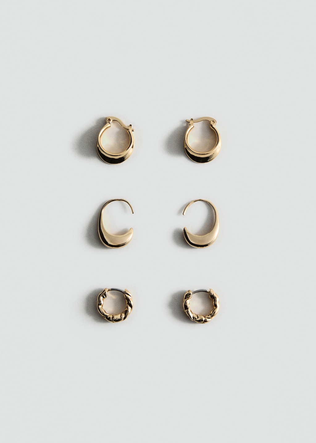 Set 3 pendientes aro
