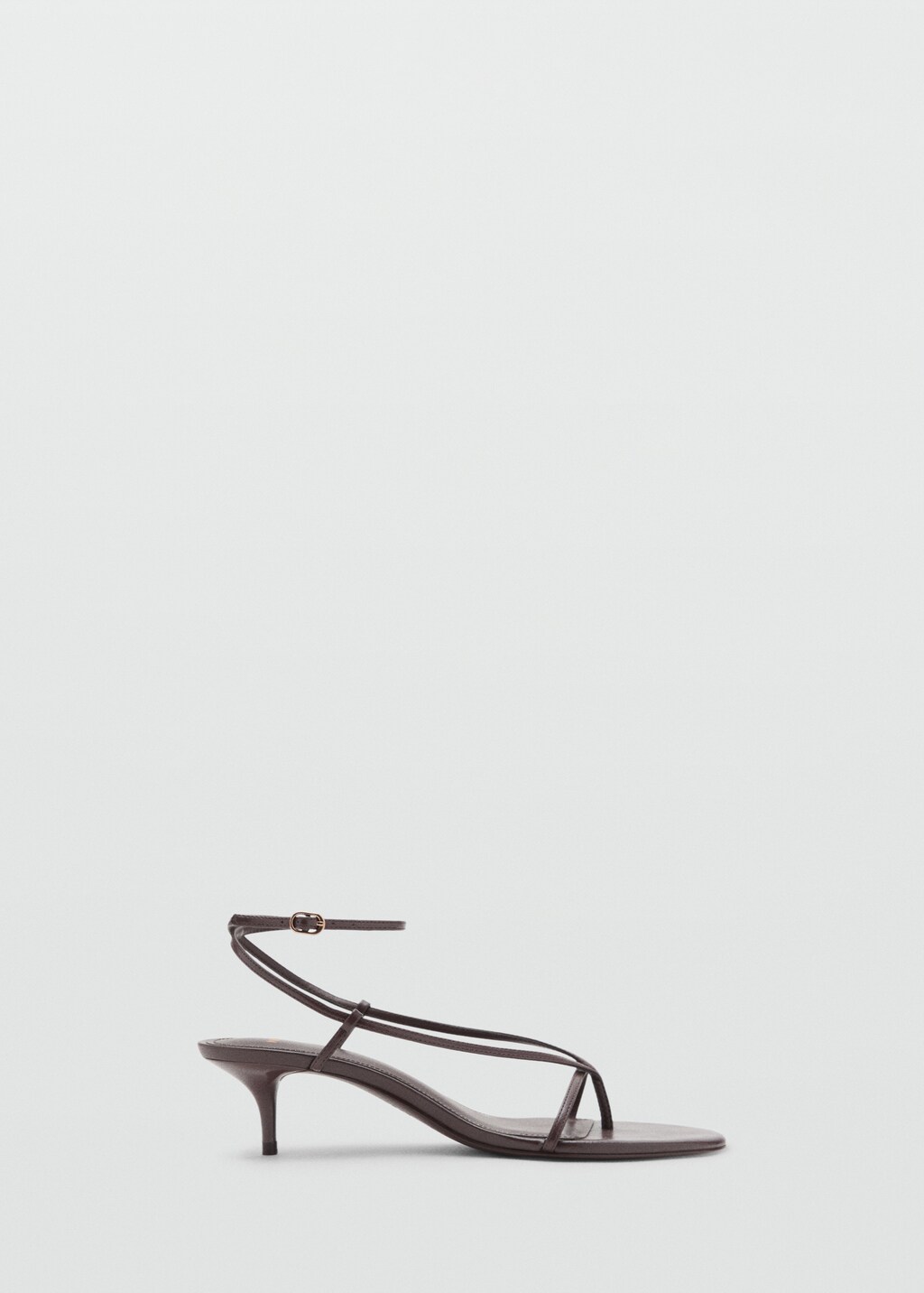 Heeled sandals with thin strap - image 5