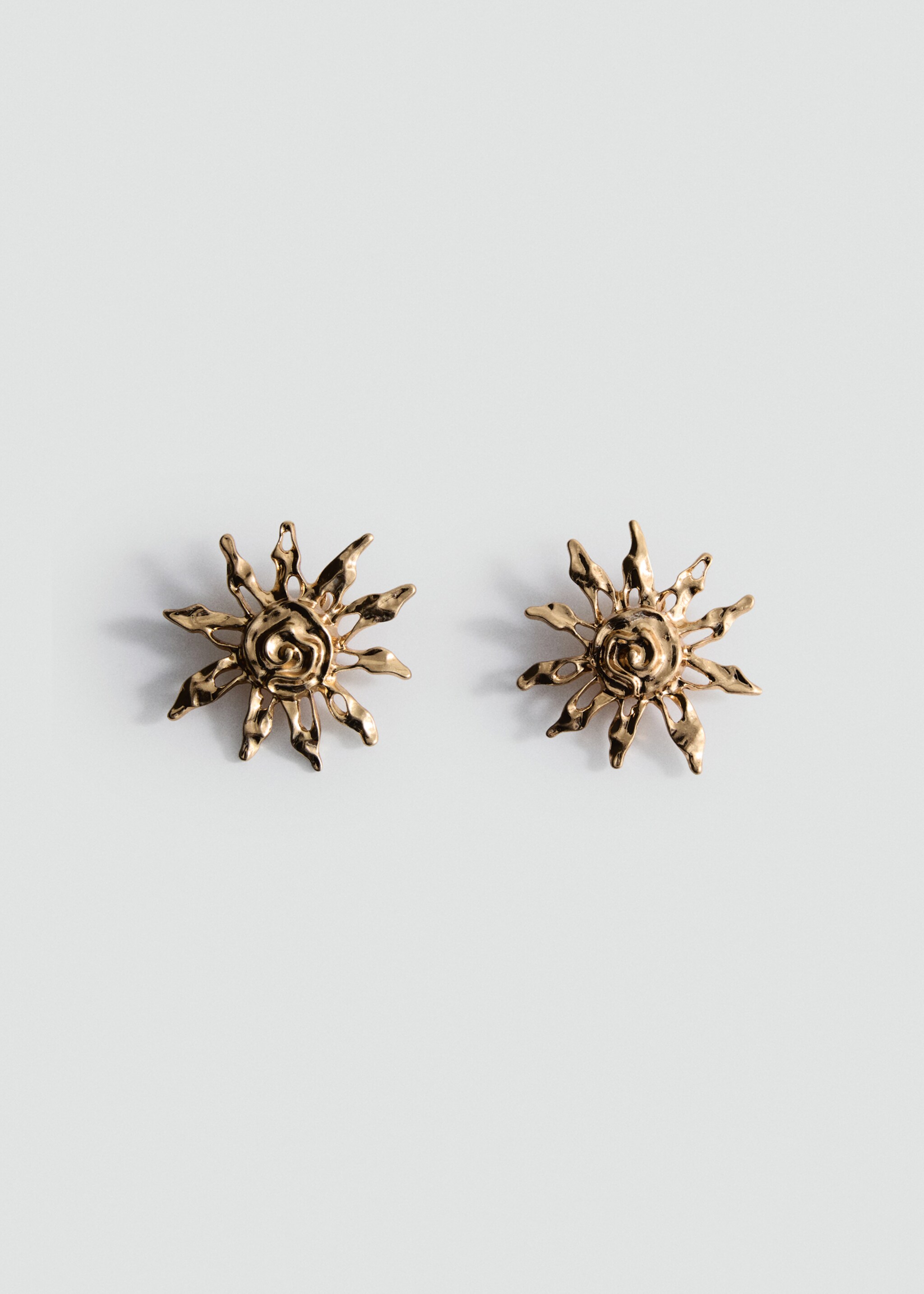 Sun design earrings - Article without model