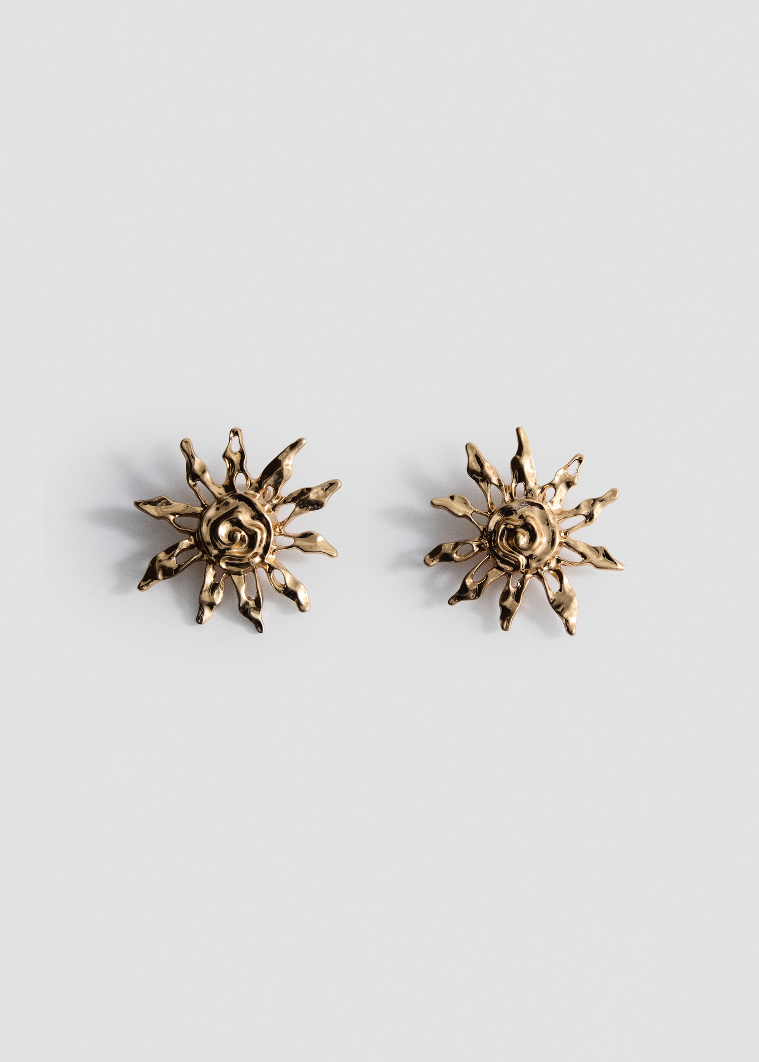 Sun design earrings - Article without model