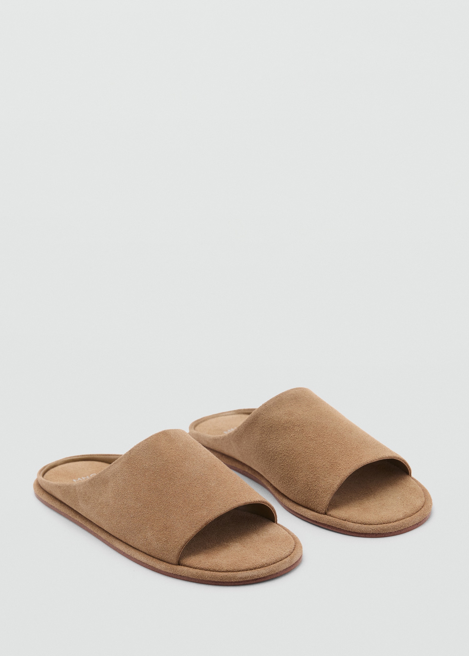 Sandalen aus Rauleder - Mittlere Ansicht