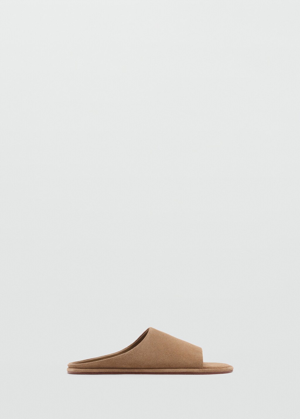 Suede leather sandals