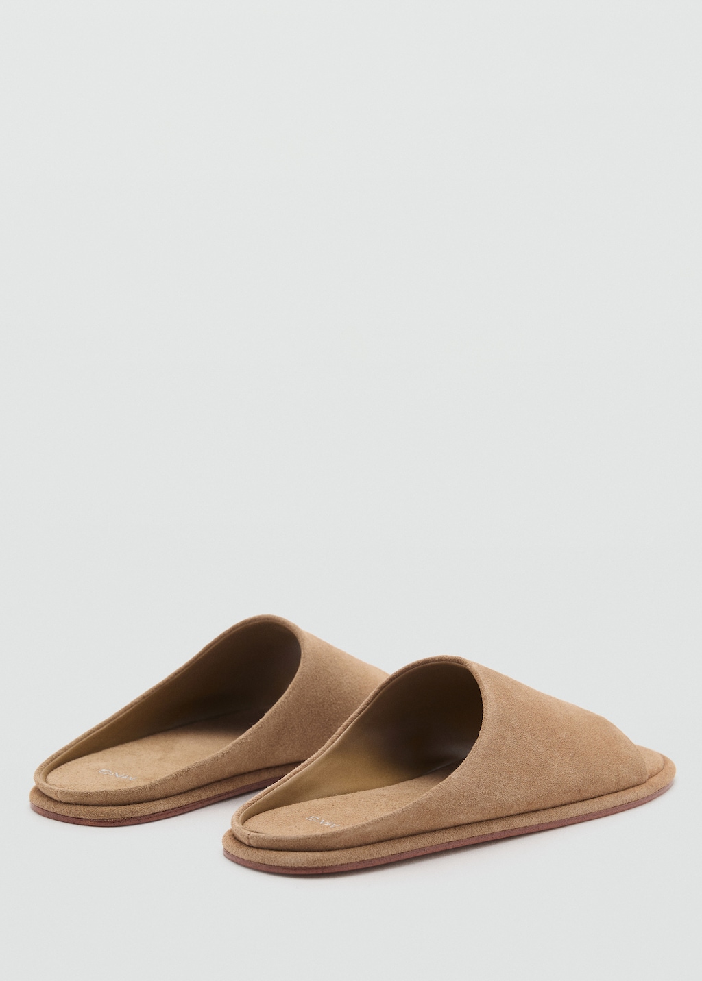 Suede leather sandals