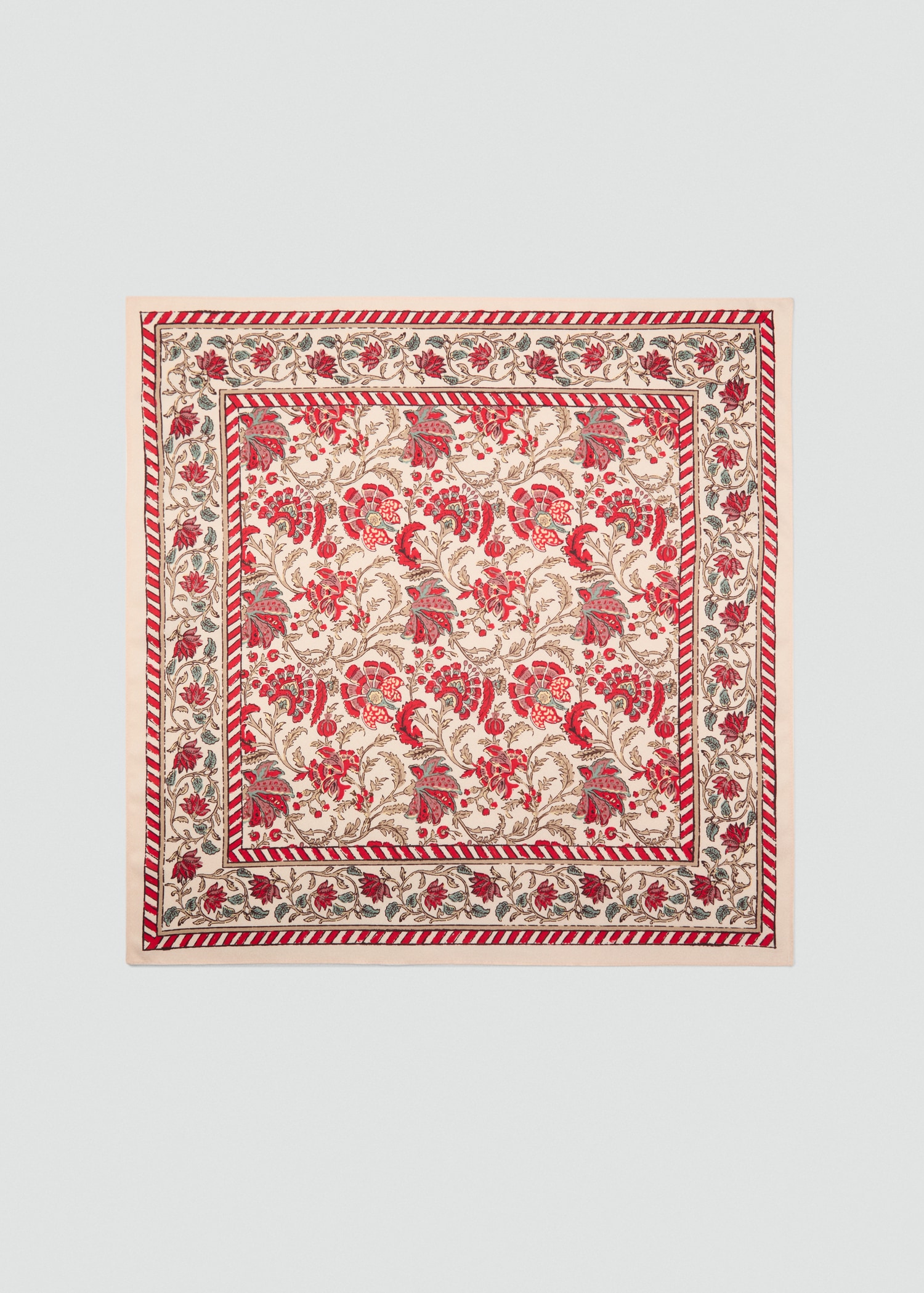 Flowers printed scarf - Article without model