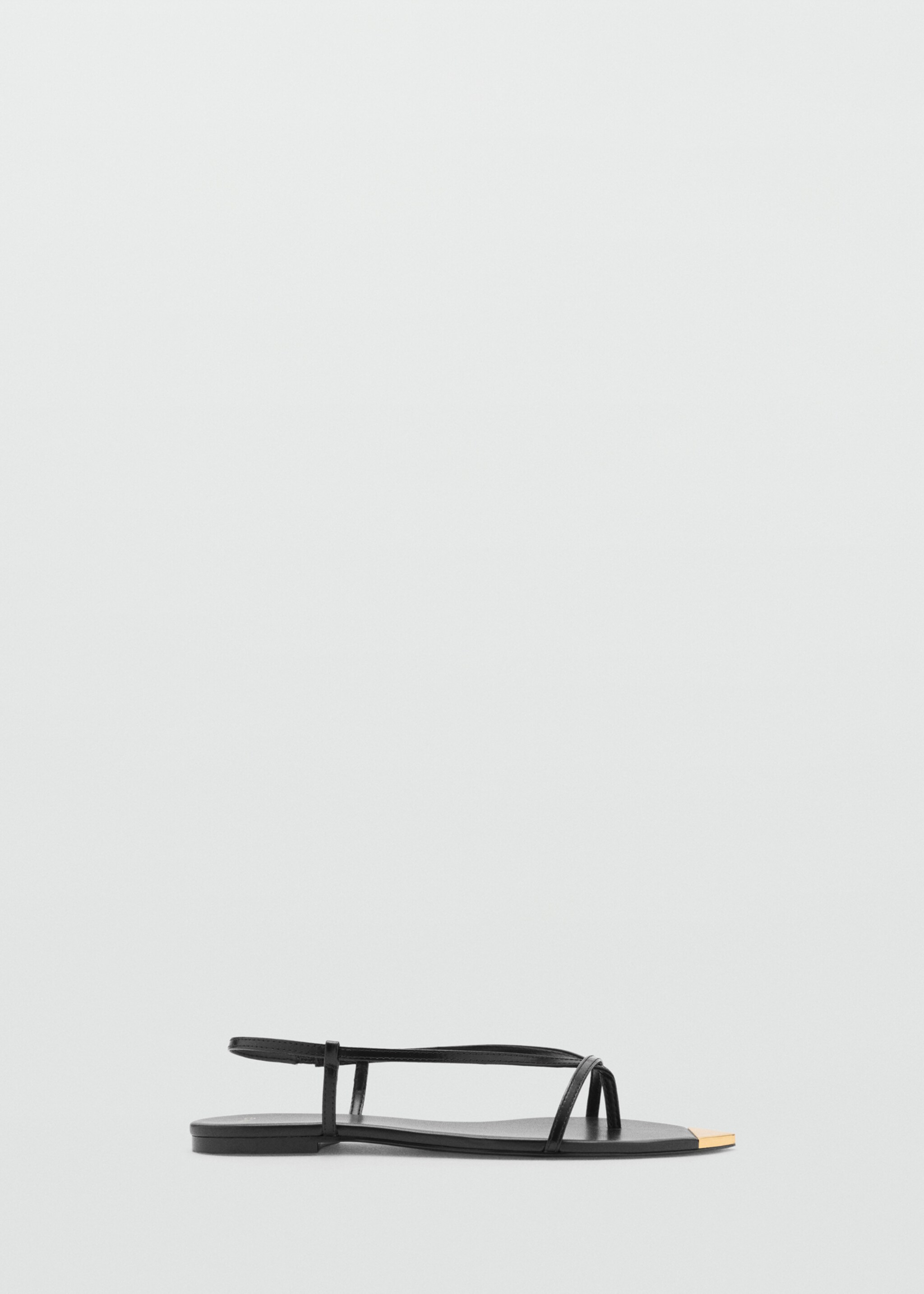 Sandàlia pell tires punta contrast - Article sense model