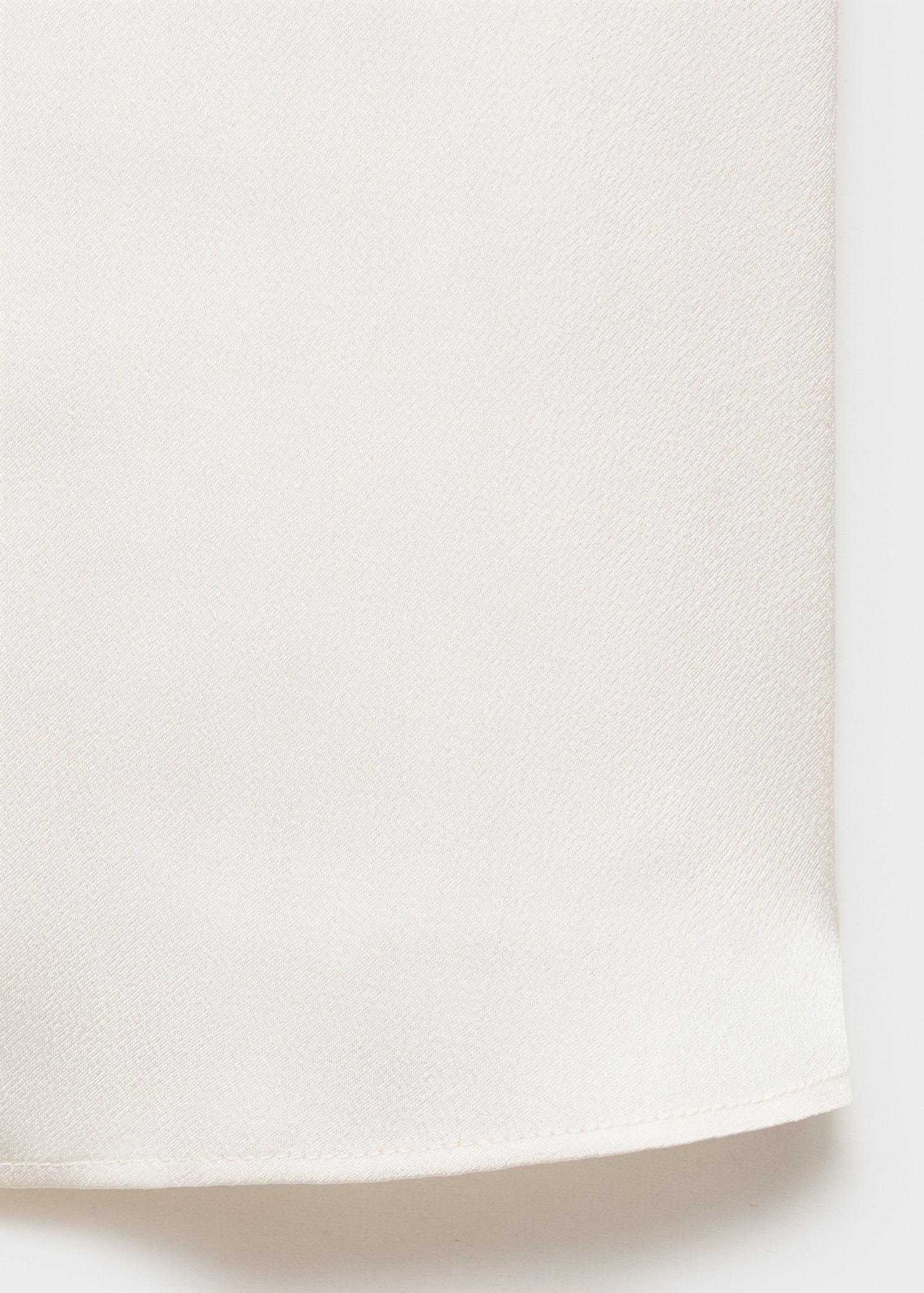Short-sleeved satin shirt - Details of the article 0