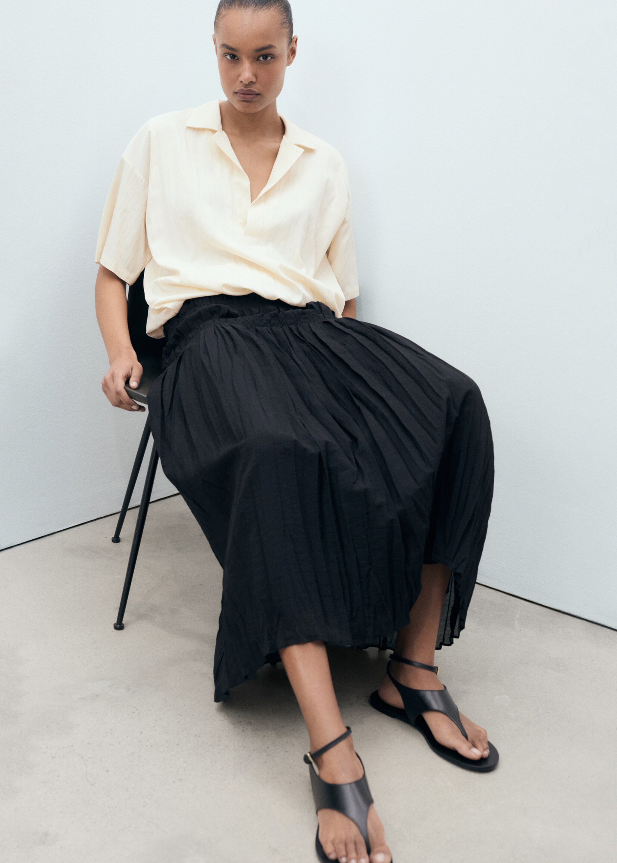Crop poffende blouse - Detail van het artikel 2