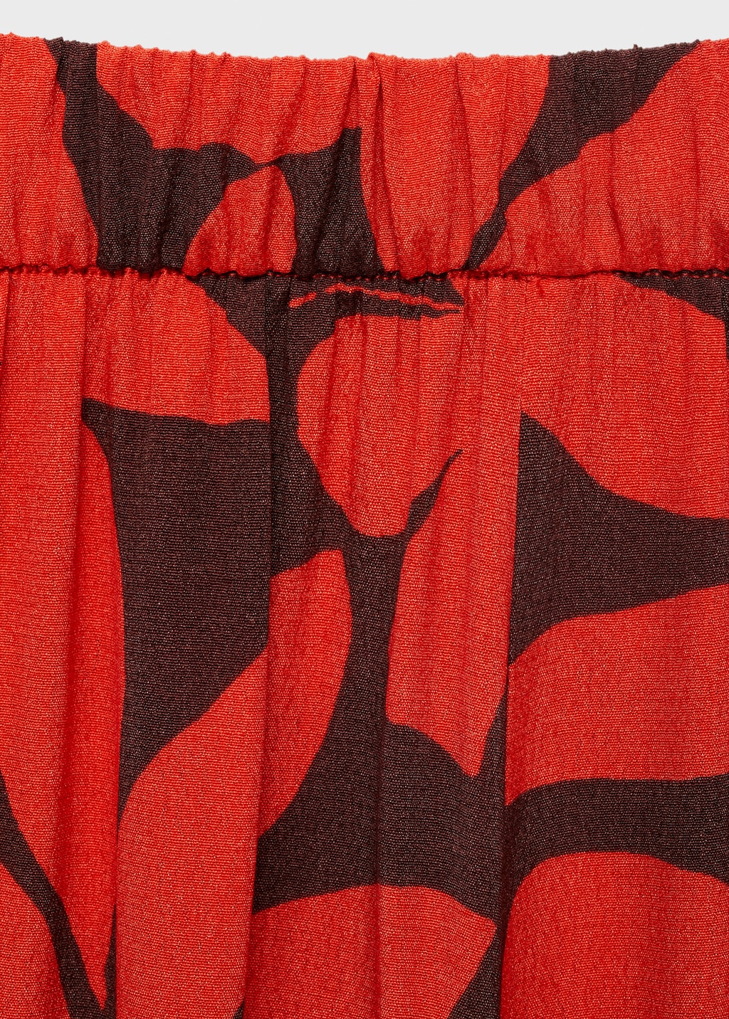 Flowy printed trousers