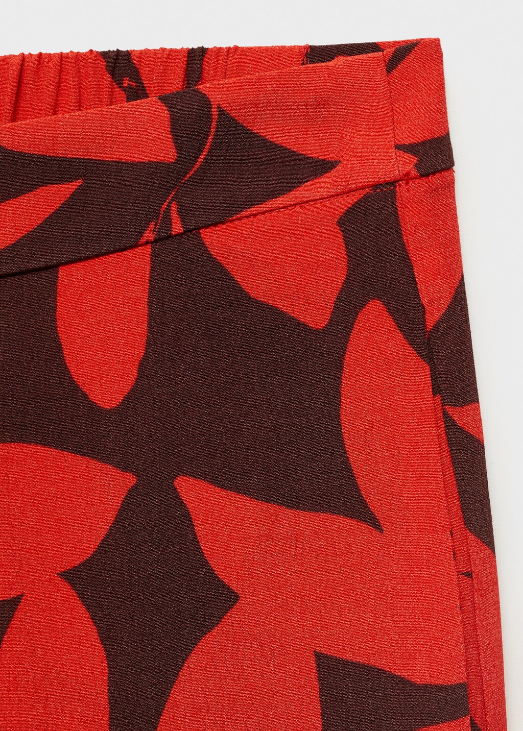 Flowy printed trousers