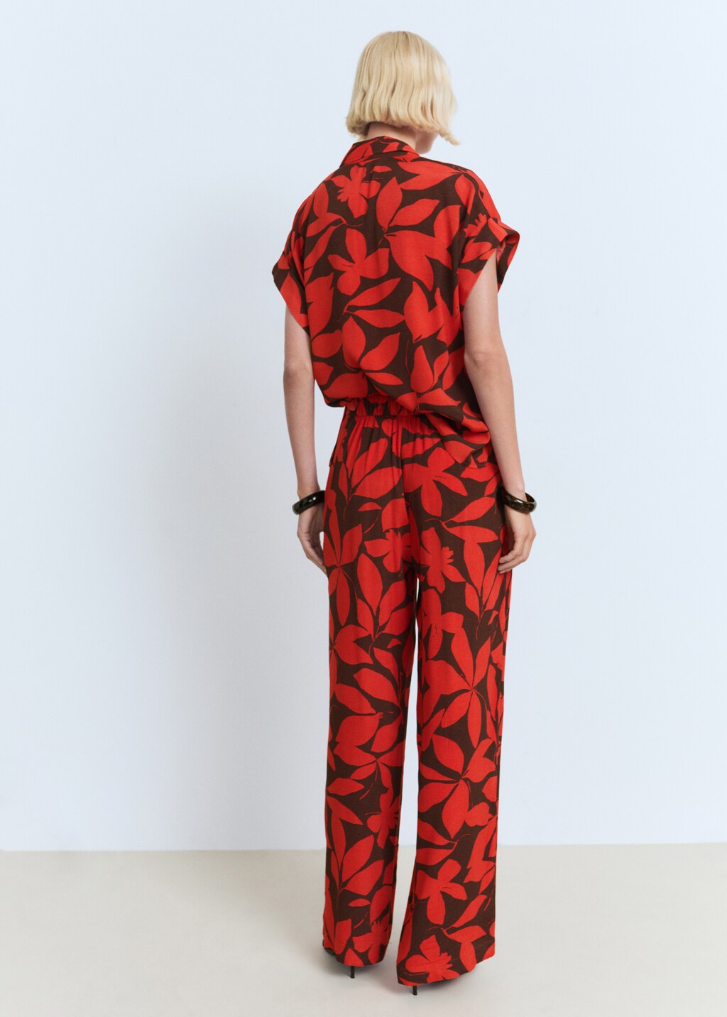 Flowy printed trousers - image 3