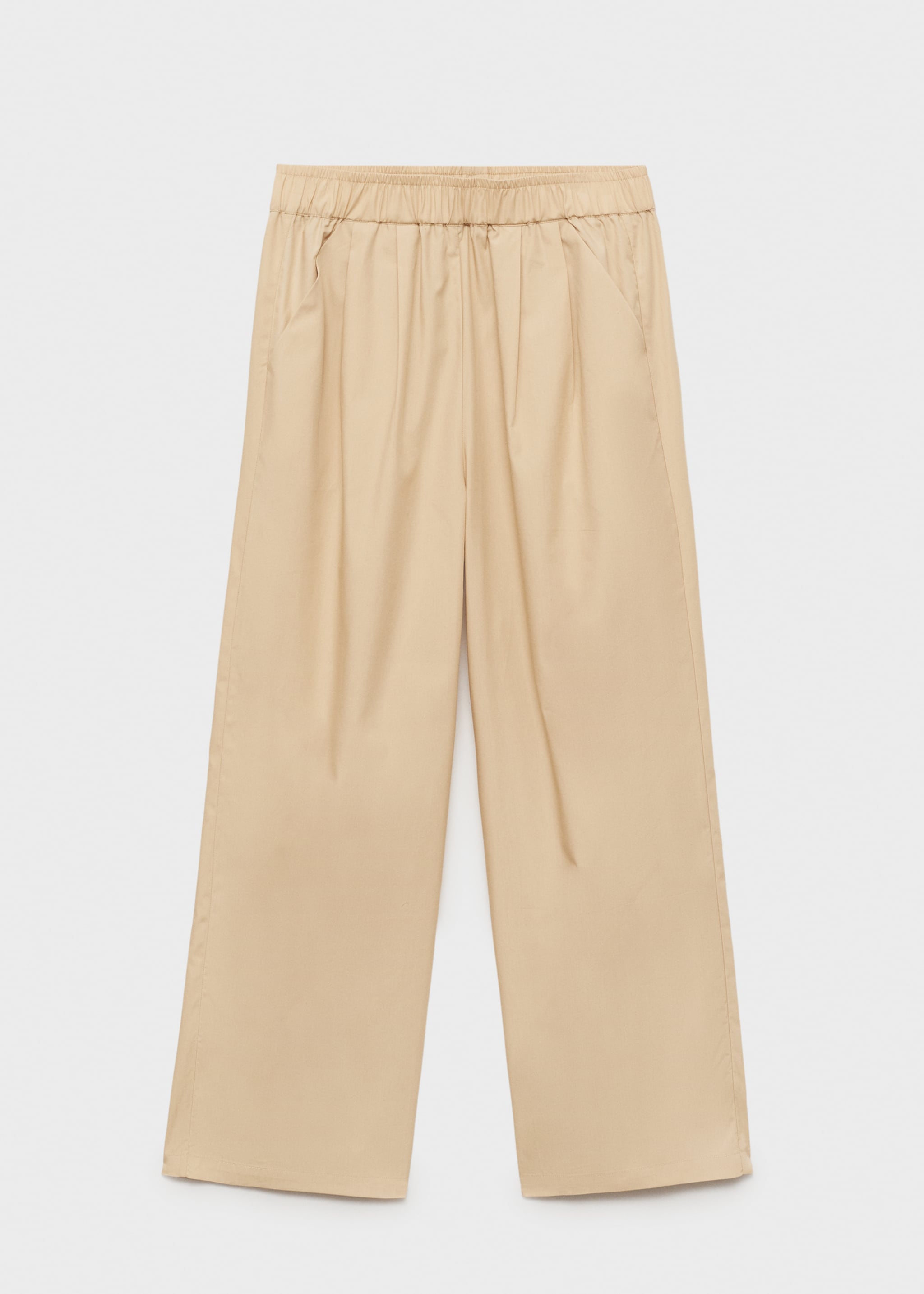 Straight-cut crop trousers - Article without model