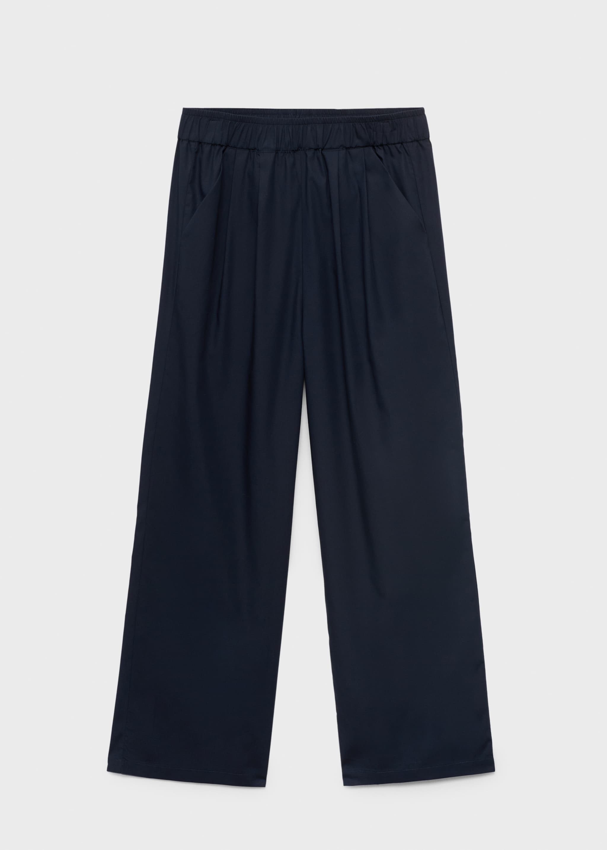 Straight-cut crop trousers - Article without model