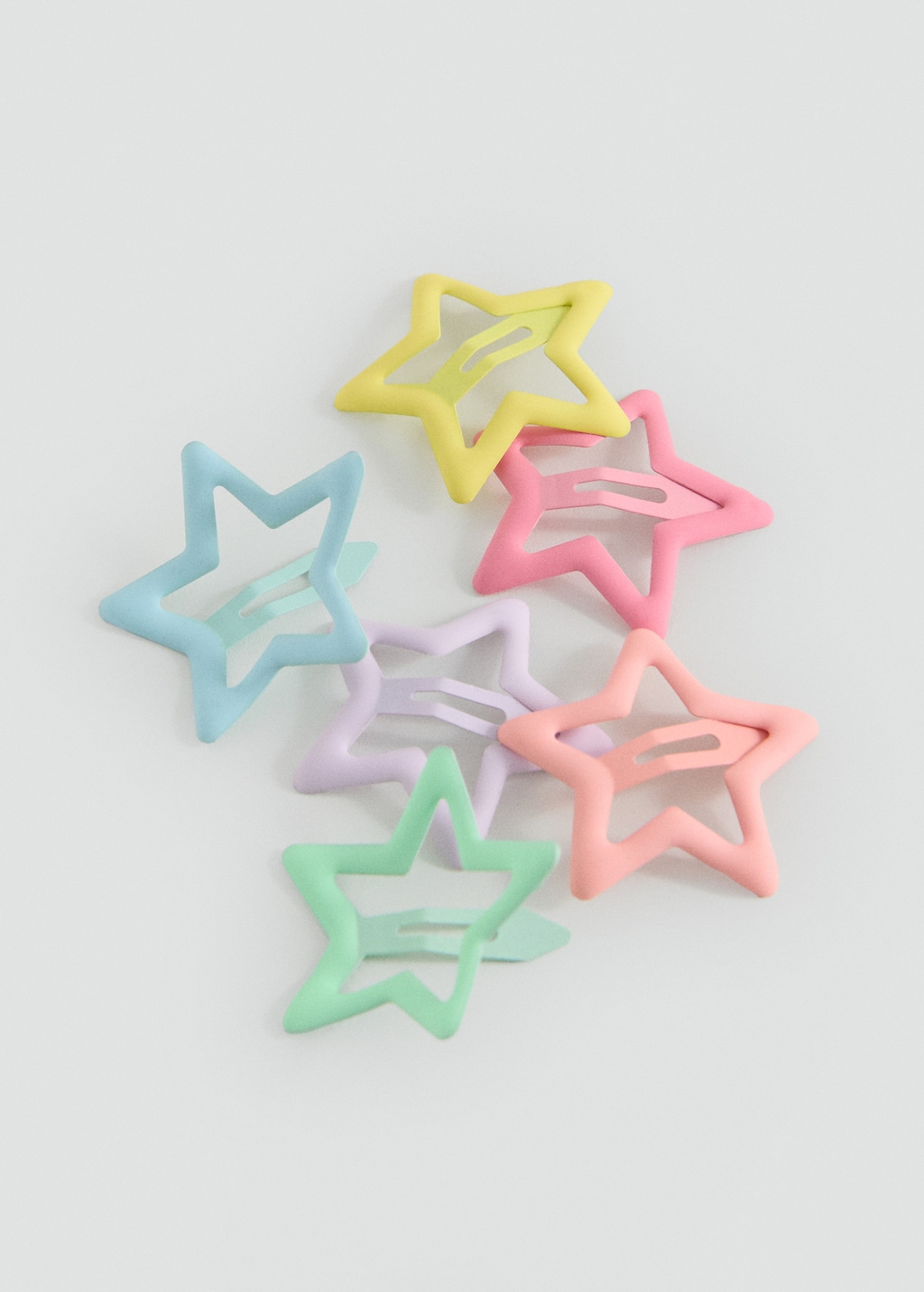 Pack of star hair clips