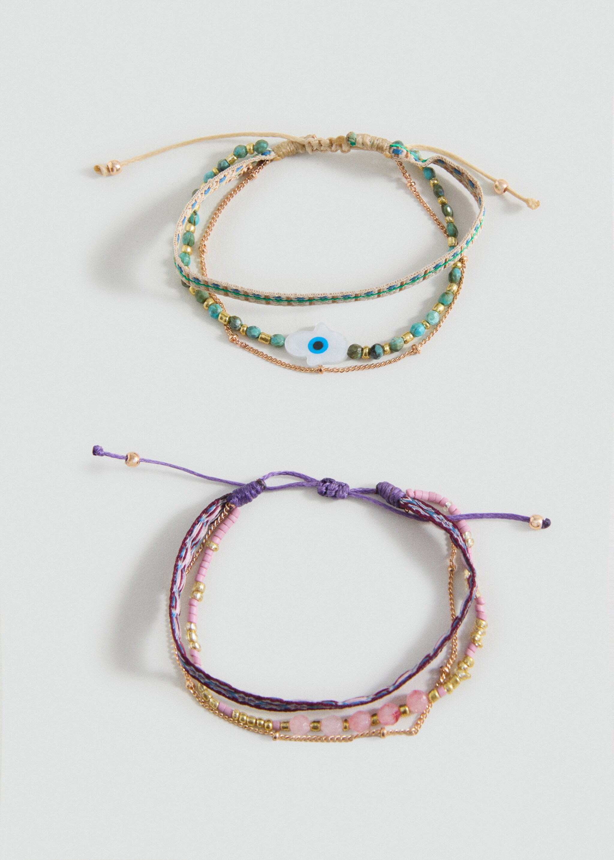 Beads bracelets 2 pack - Medium plane