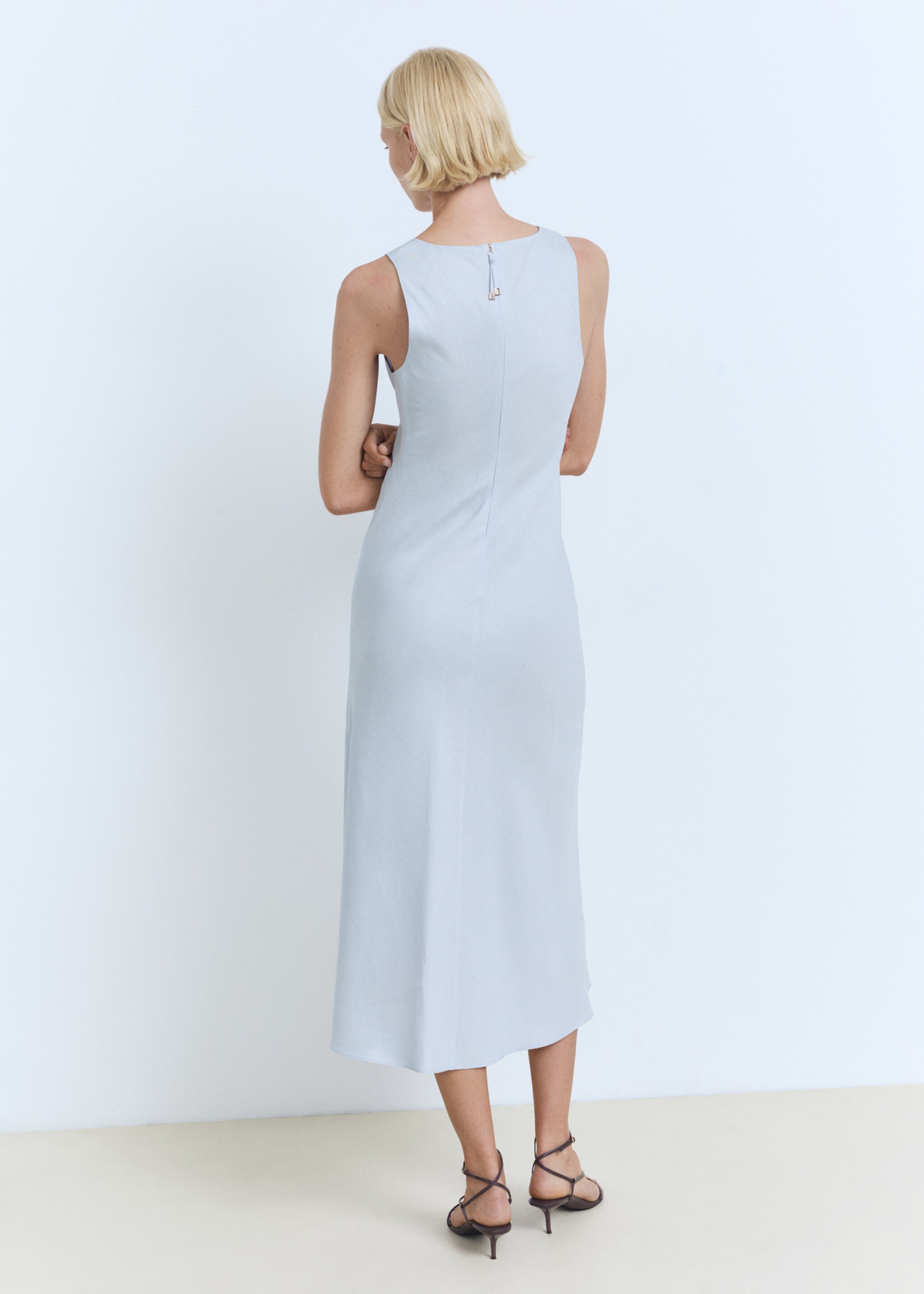 Robe midi bretelles - Verso de l’article