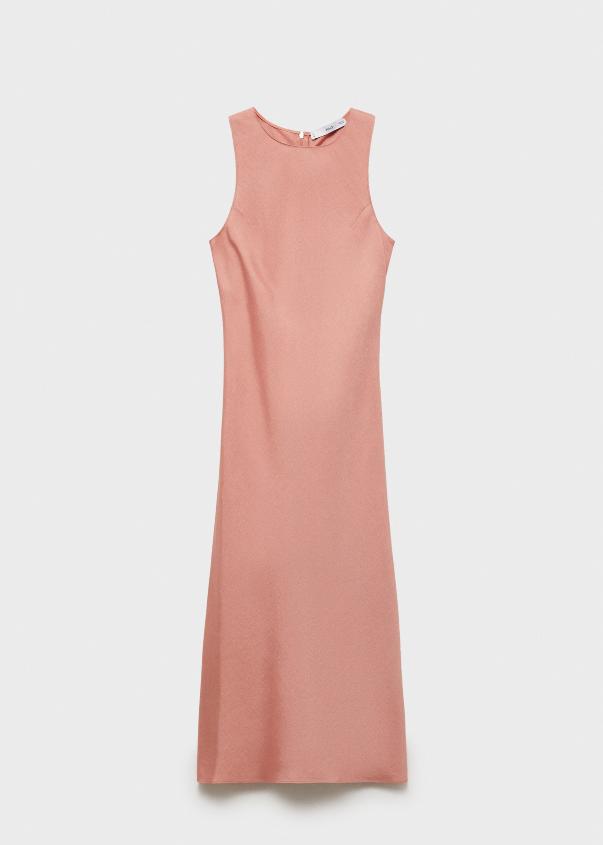 Linen-blend midi dress - Article without model