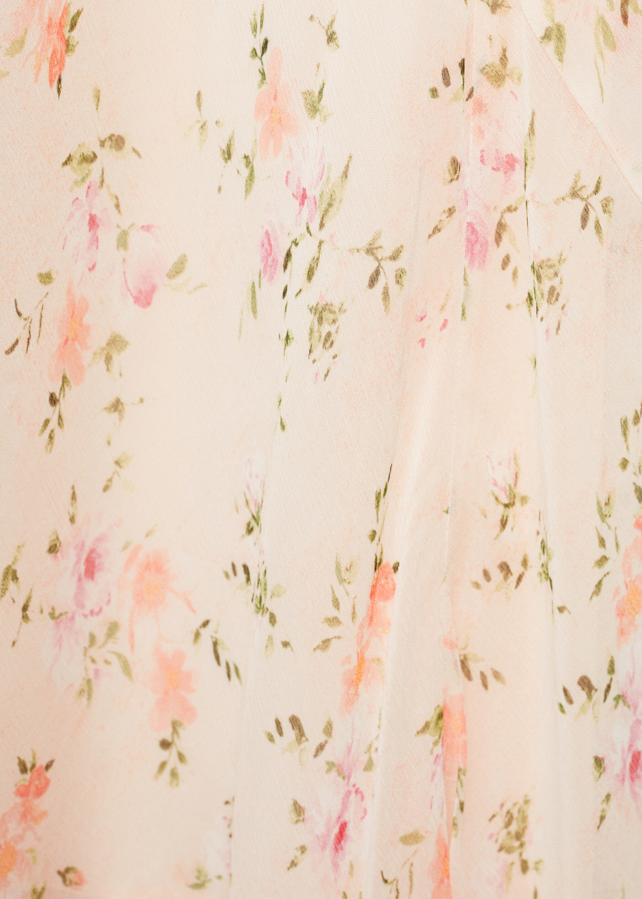 Draped floral dress - Details of the article 0
