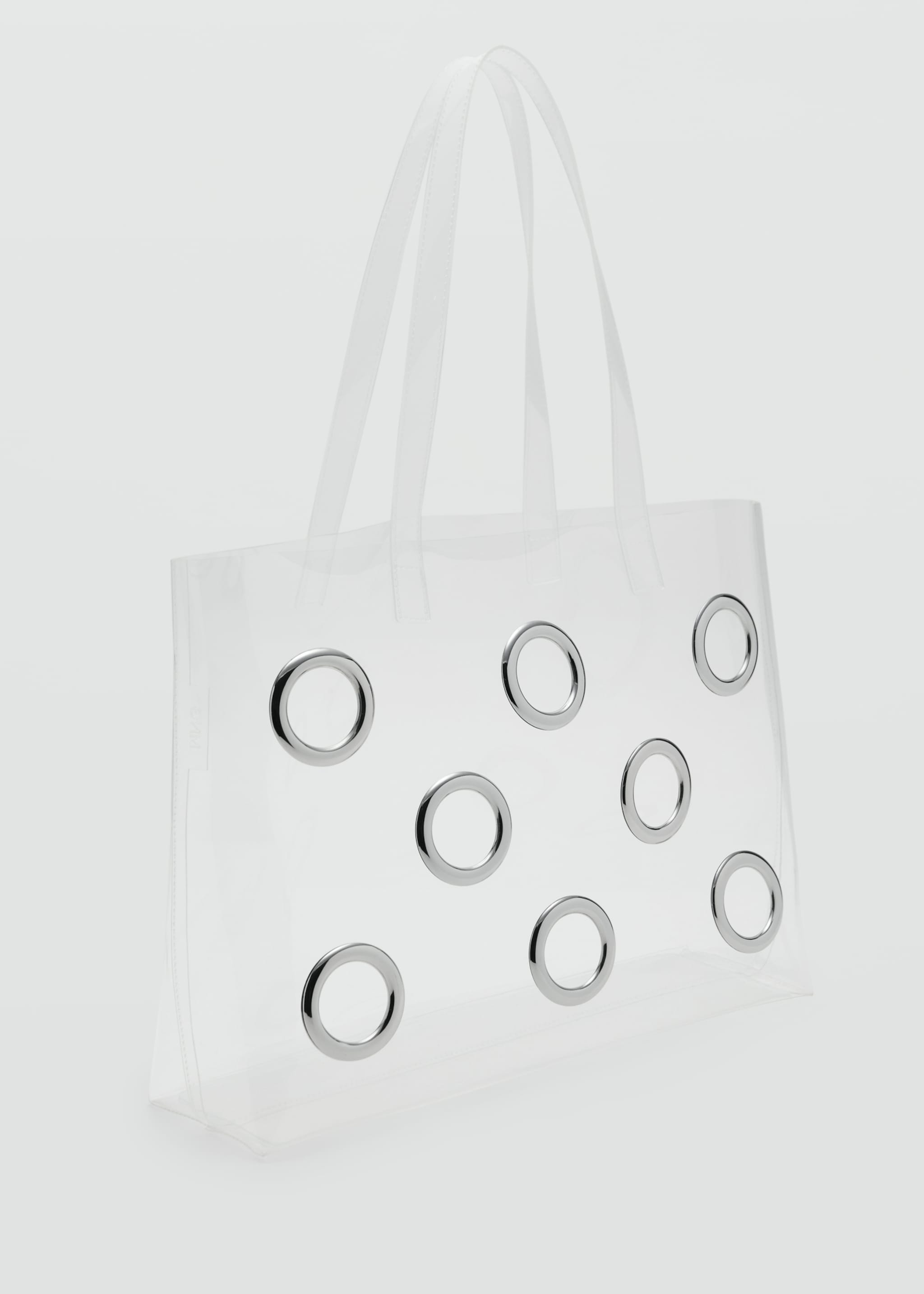 Transparent tote bag - Medium plane