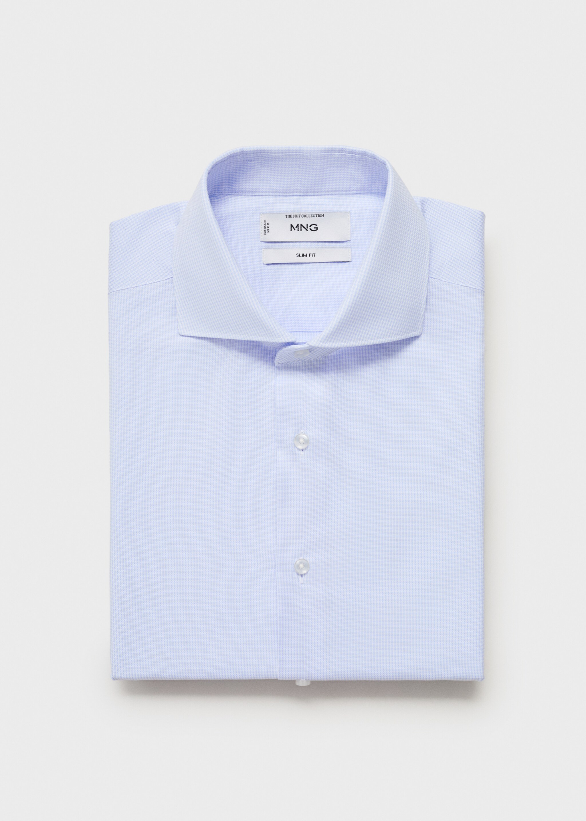 Chemise costume slim-fit twill micro-imprimé - Détail de l'article 9