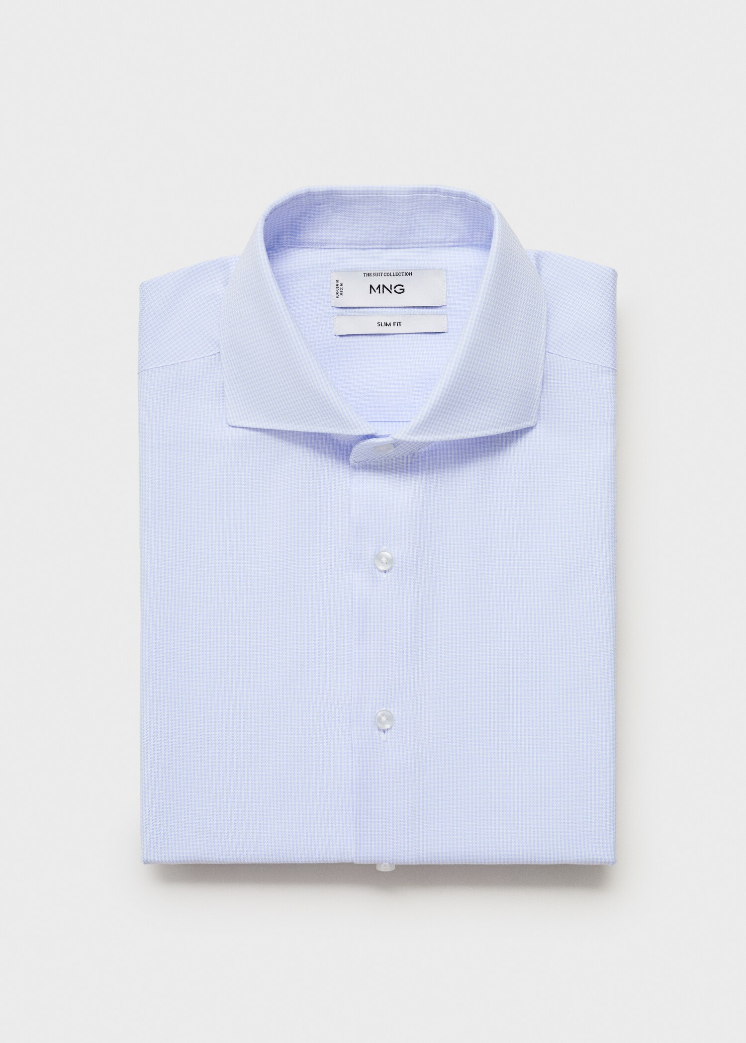 Chemise costume slim-fit twill micro-imprimé - Détail de l'article 9