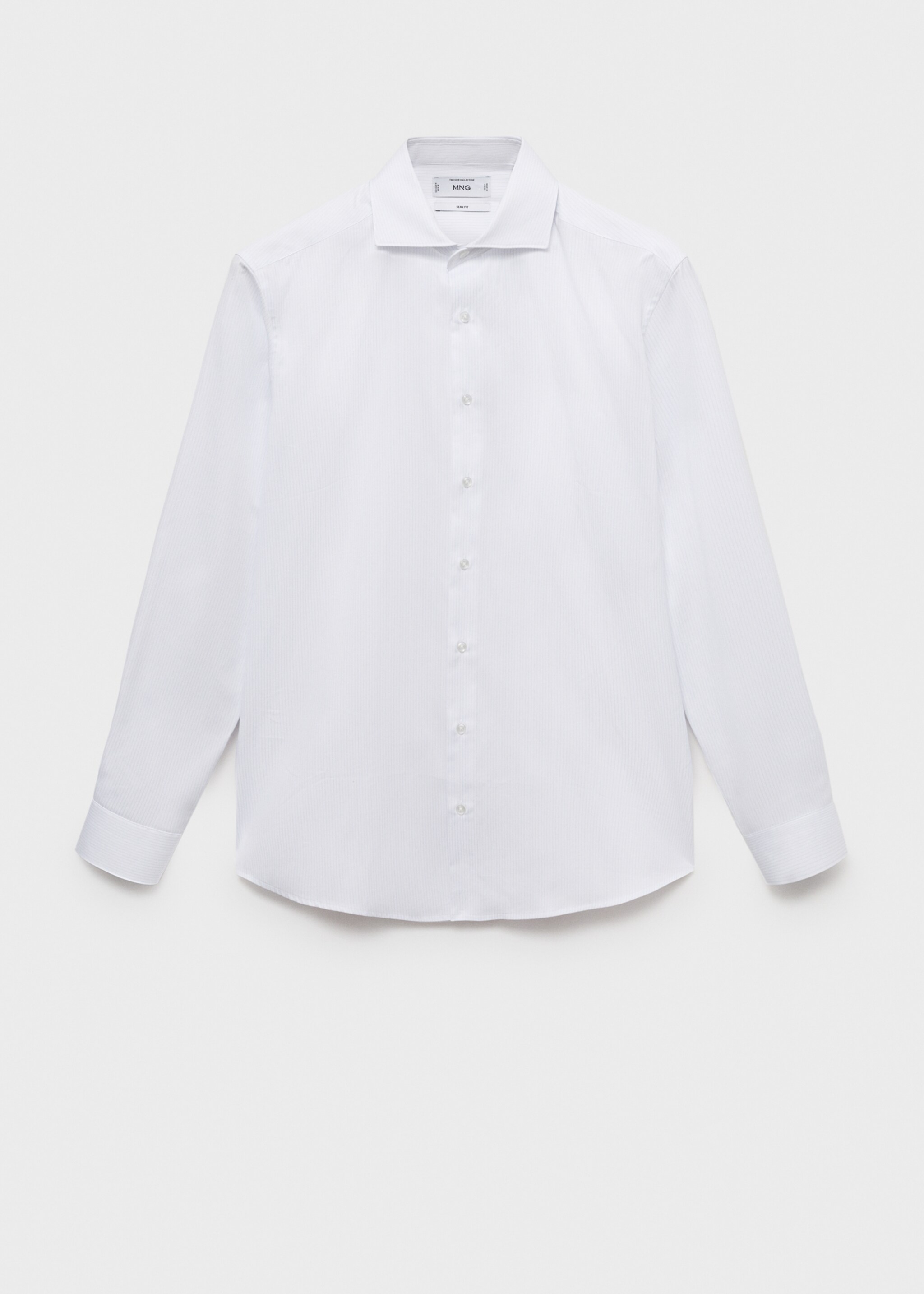 Slim fit cotton striped suit shirt - Article without model