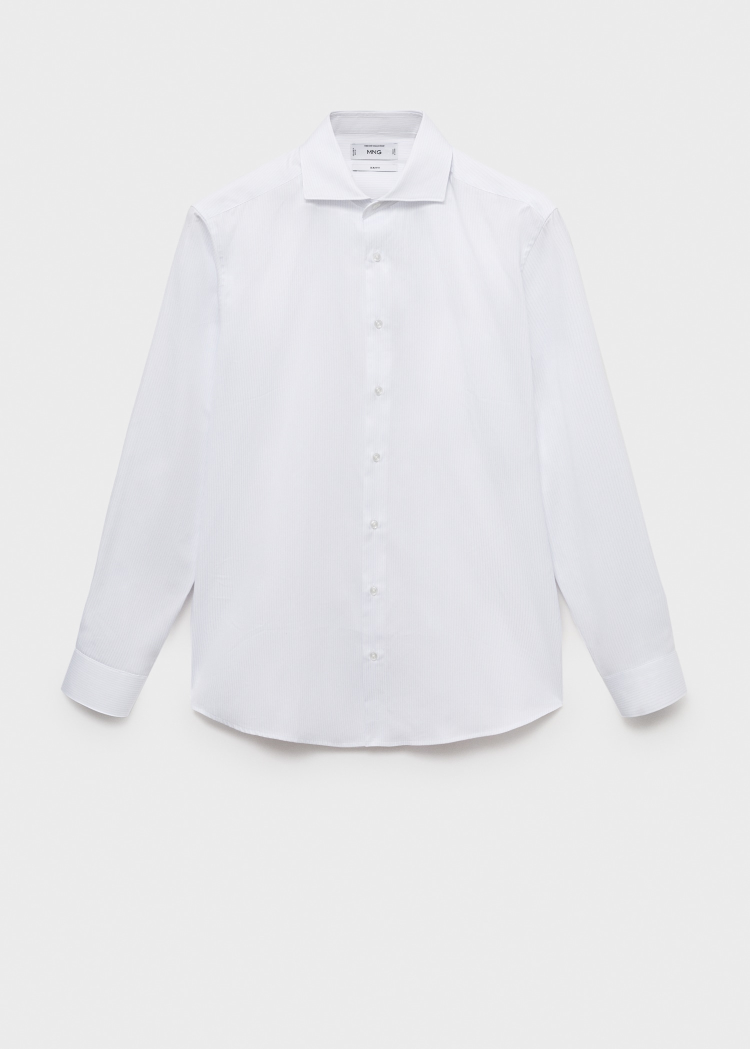 Slim fit cotton striped suit shirt - Article without model