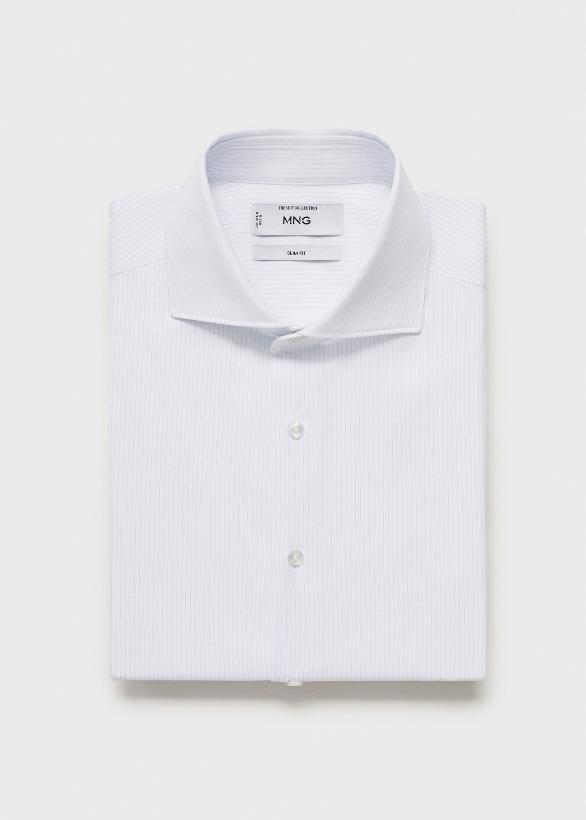 Chemise costume slim fit coton rayures - Détail de l'article 9