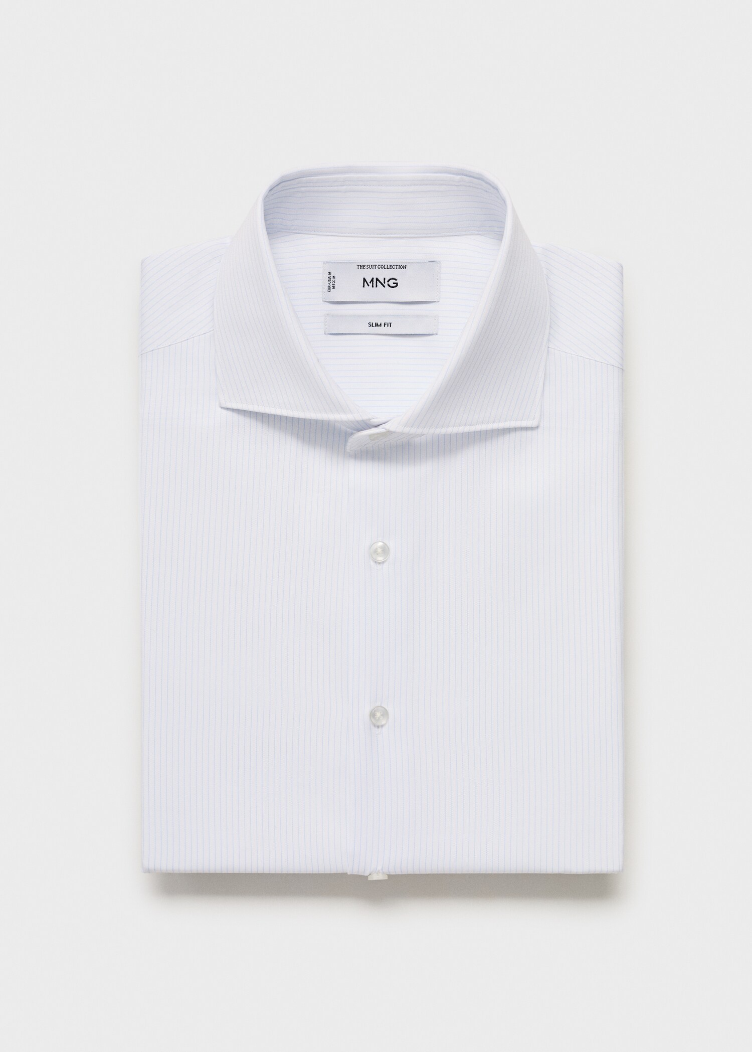 Chemise costume slim fit coton rayures - Détail de l'article 9