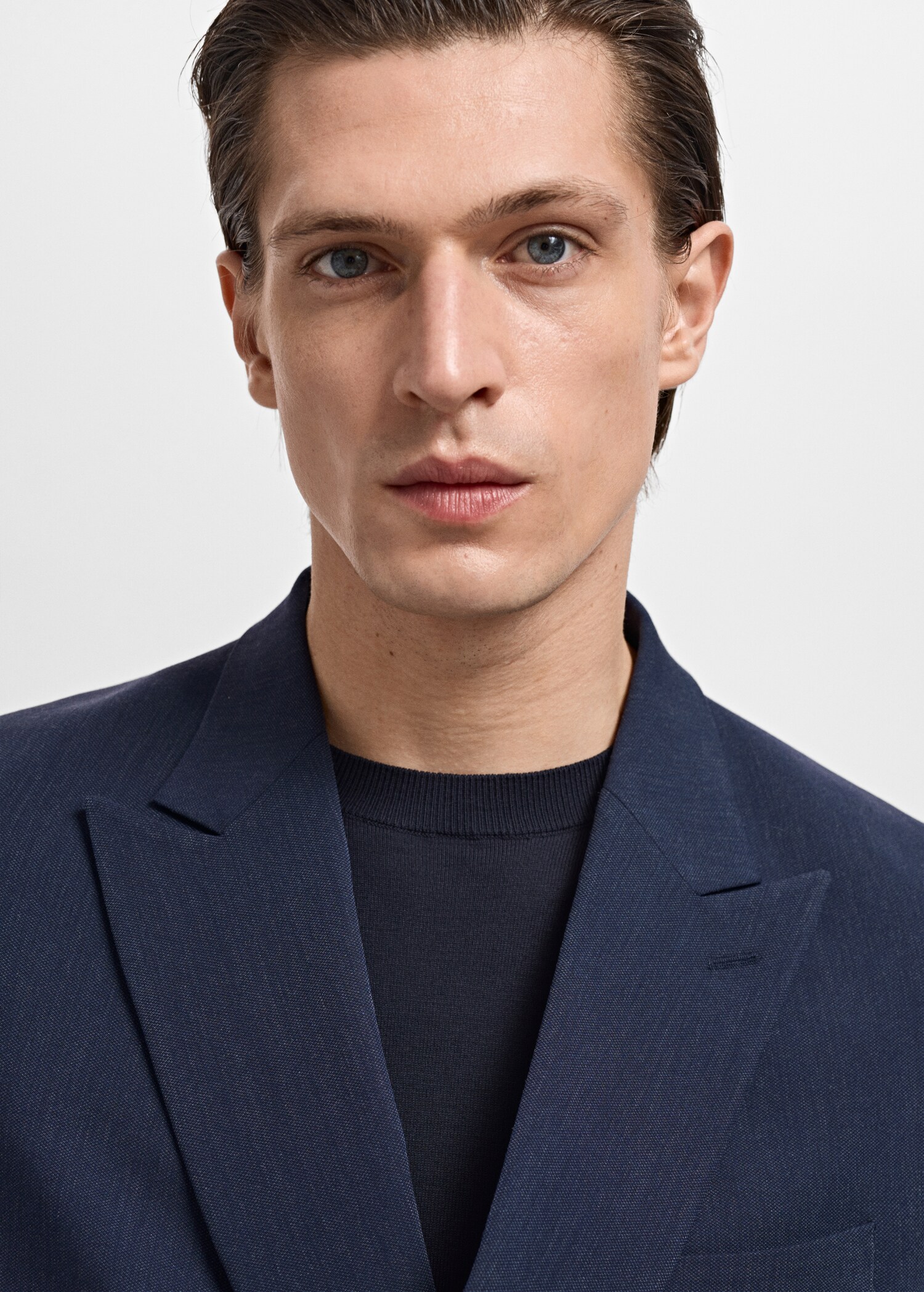 Monaco double-breasted slim-fit suit blazer - Details of the article 1