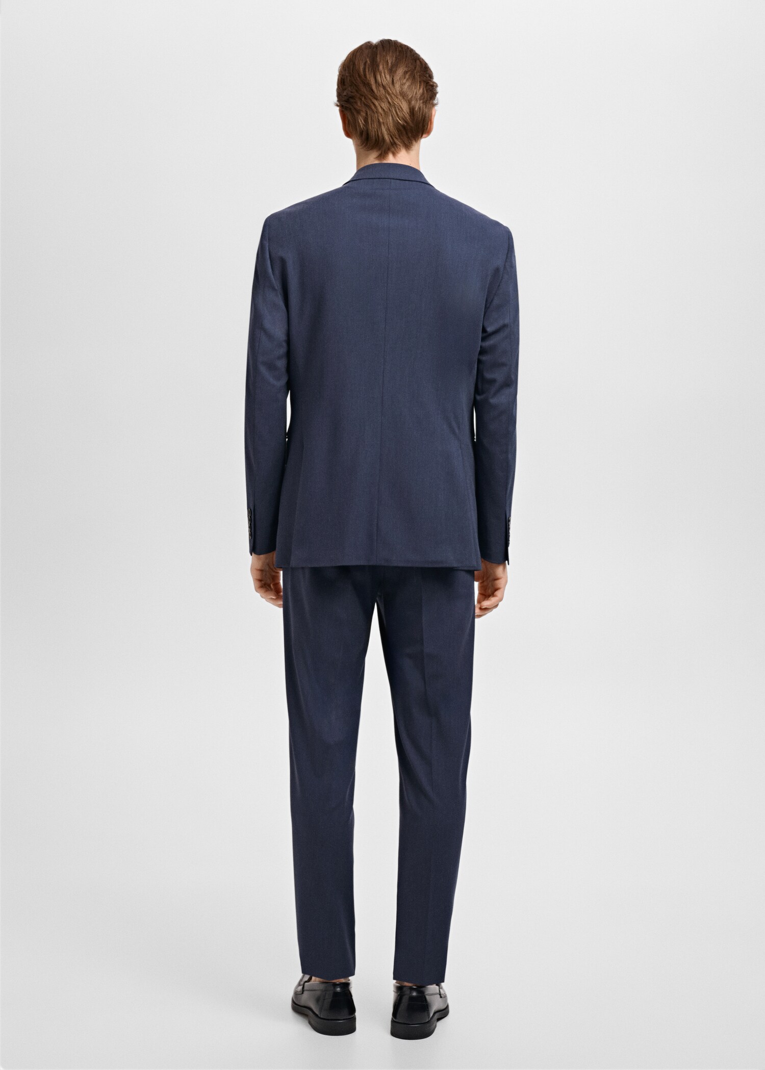 Monaco double-breasted slim-fit suit blazer - Reverse of the article