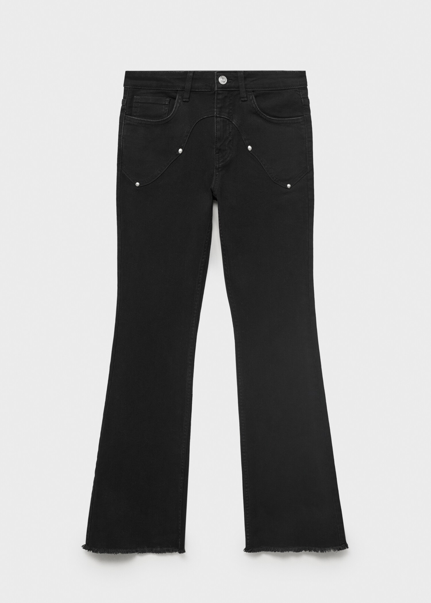 Flared jeans with studs - Article without model