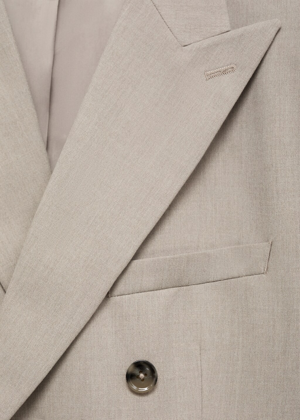 Double Breasted Classic Blazer ベージュ Eco Double Breasted Blazer | GUESS