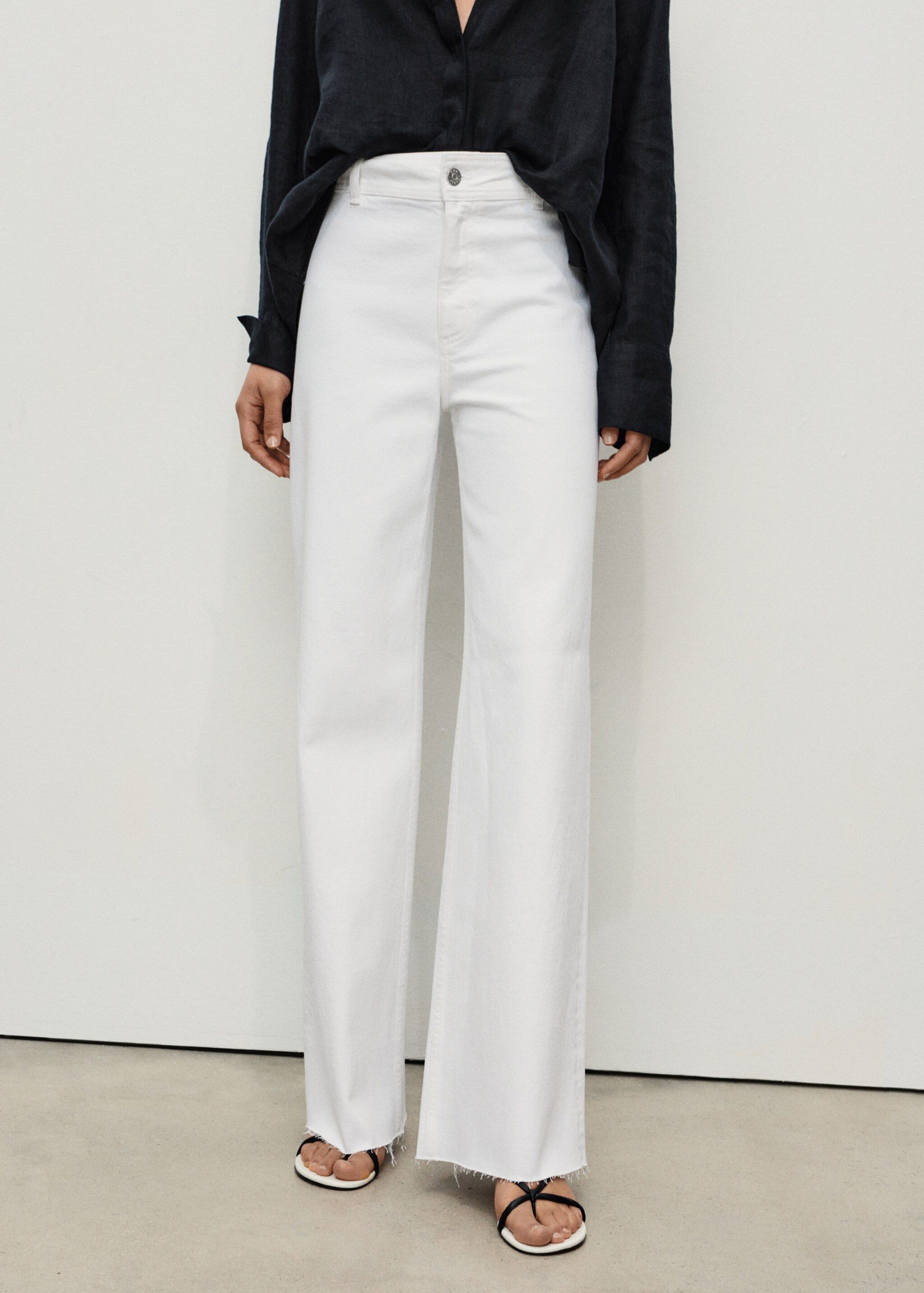 Catherin culotte high-rise jeans - Medium plane