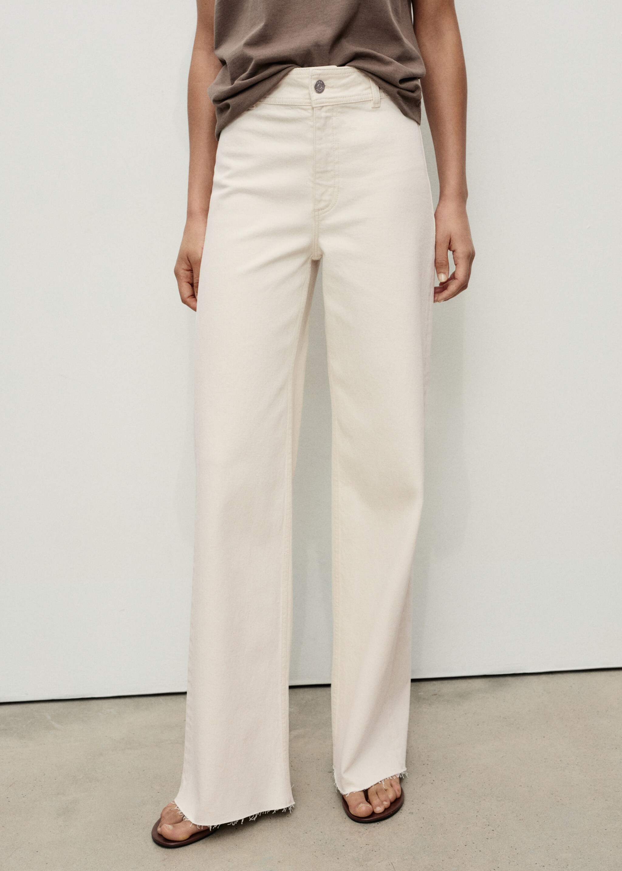 Catherin culotte high-rise jeans - Medium plane