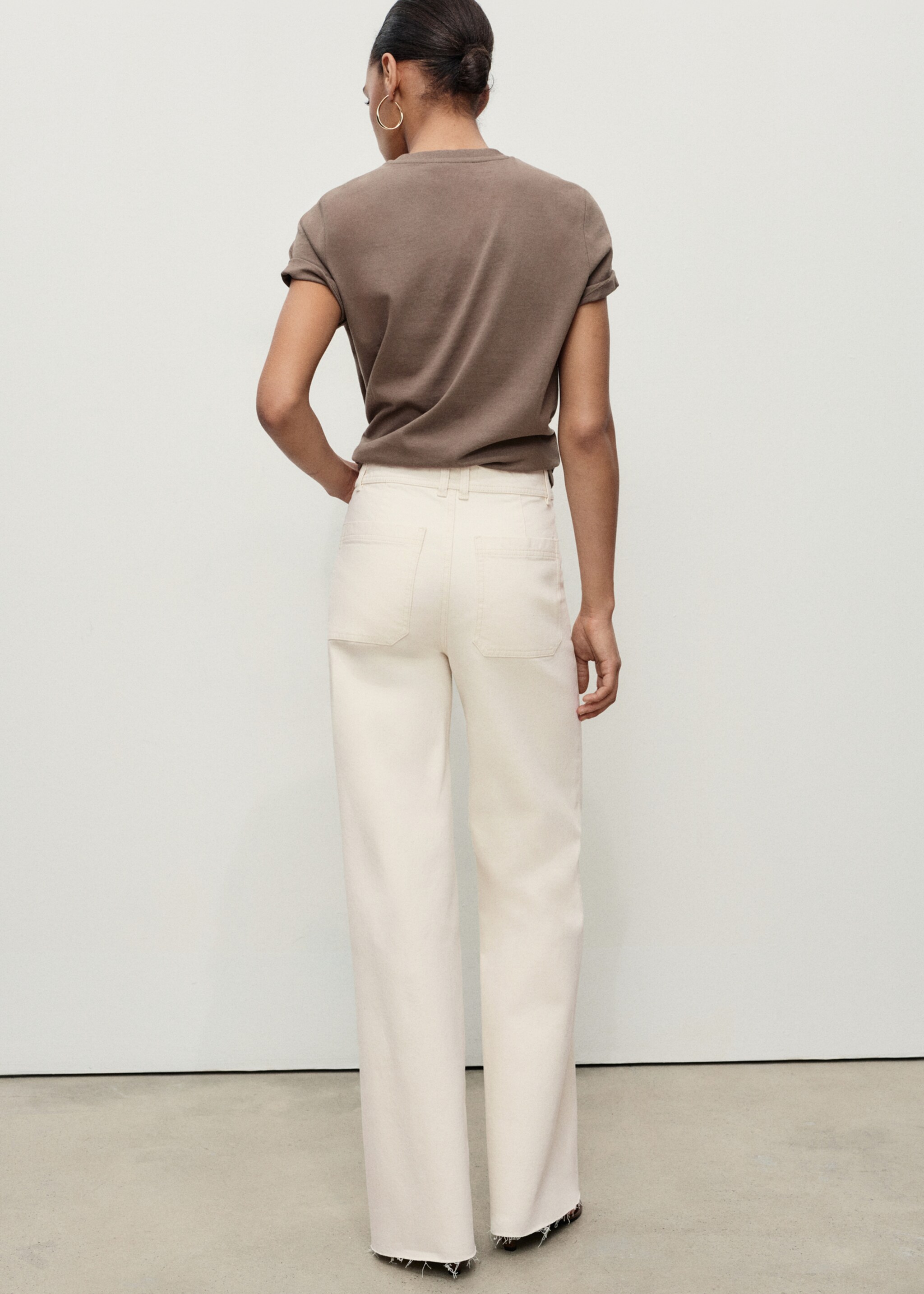 Catherin culotte high-rise jeans - Reverse of the article