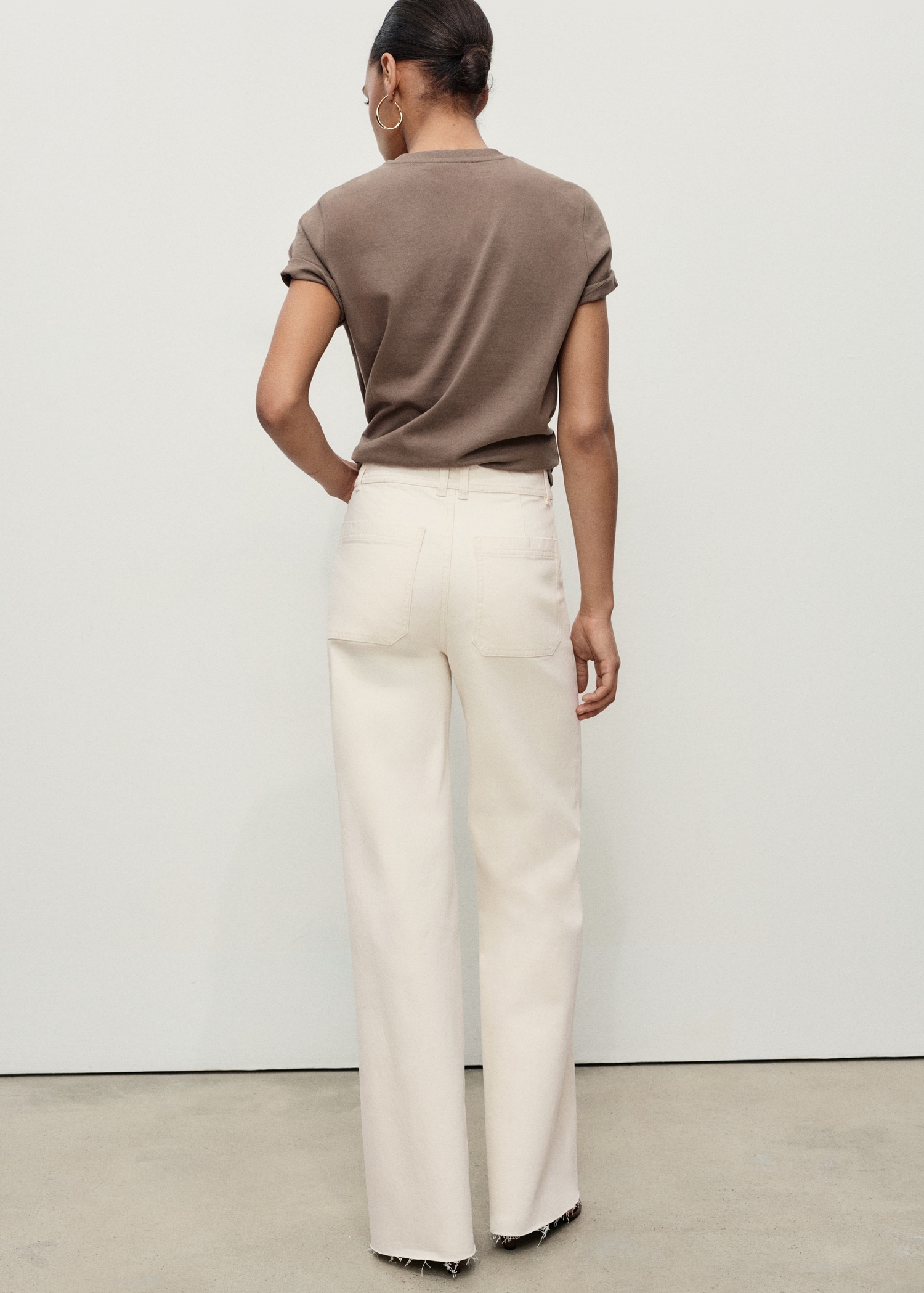 Catherin culotte high-rise jeans - Reverse of the article